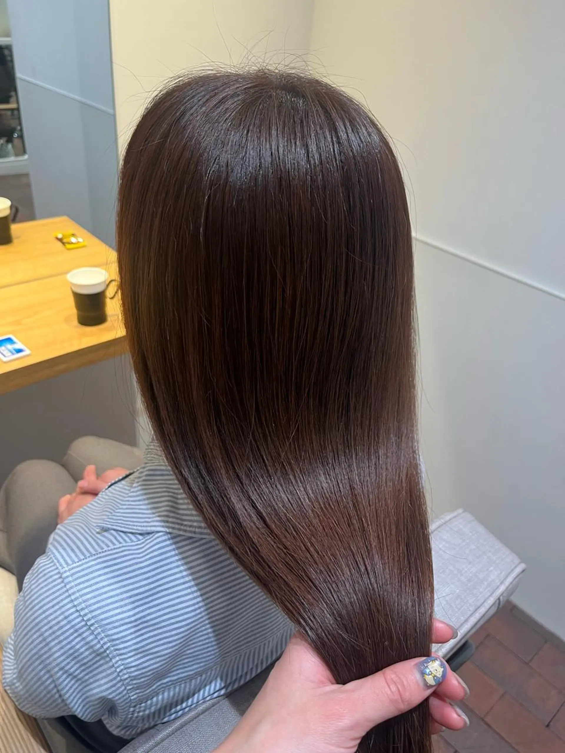 ロング 髪質改善 トリートメント マンツーマン 縮毛矯正/マユコのヘアスタイル