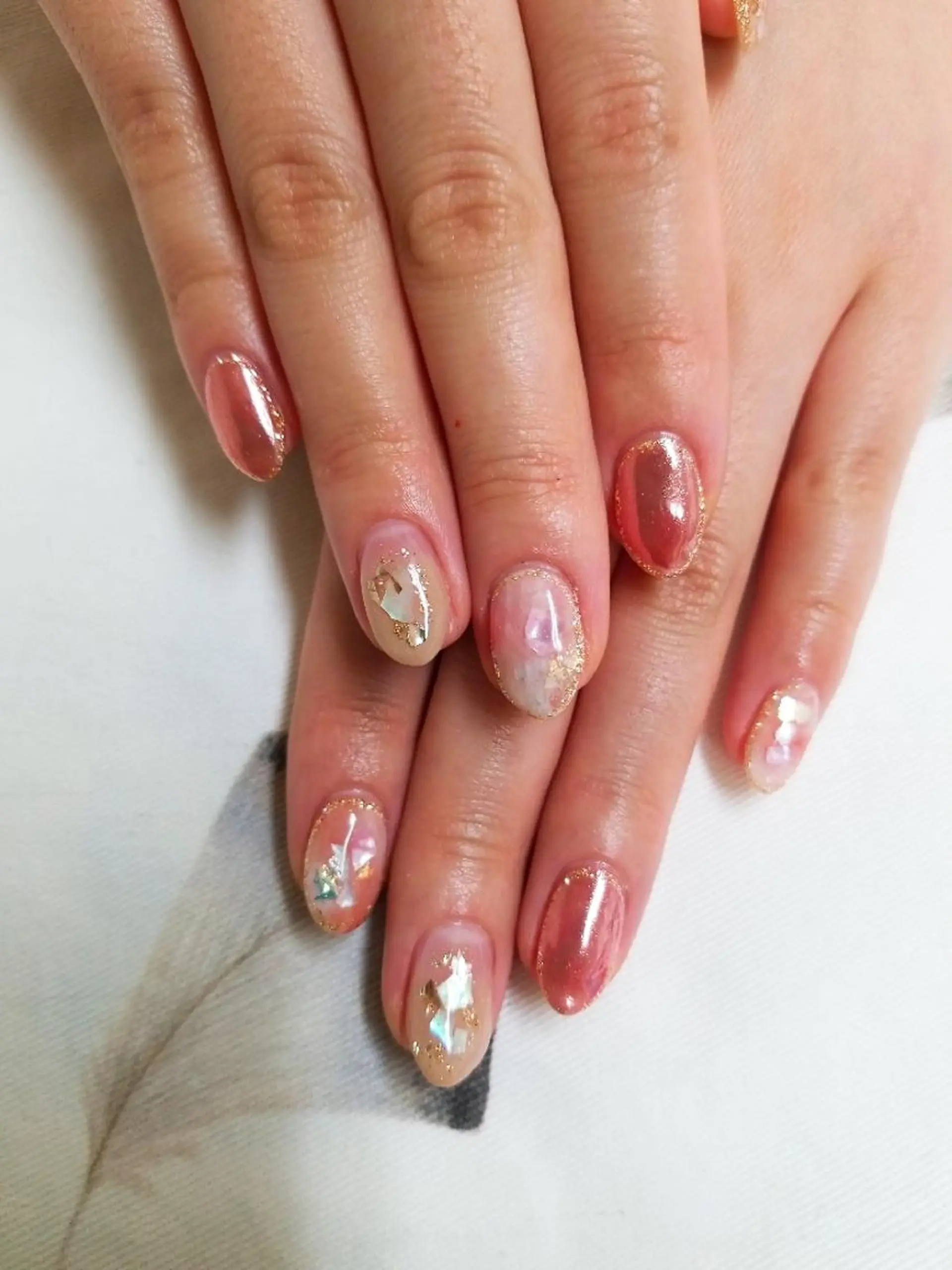 ネイル スカルプ指名No.1 河野　雑誌掲載サロンのネイルデザイン