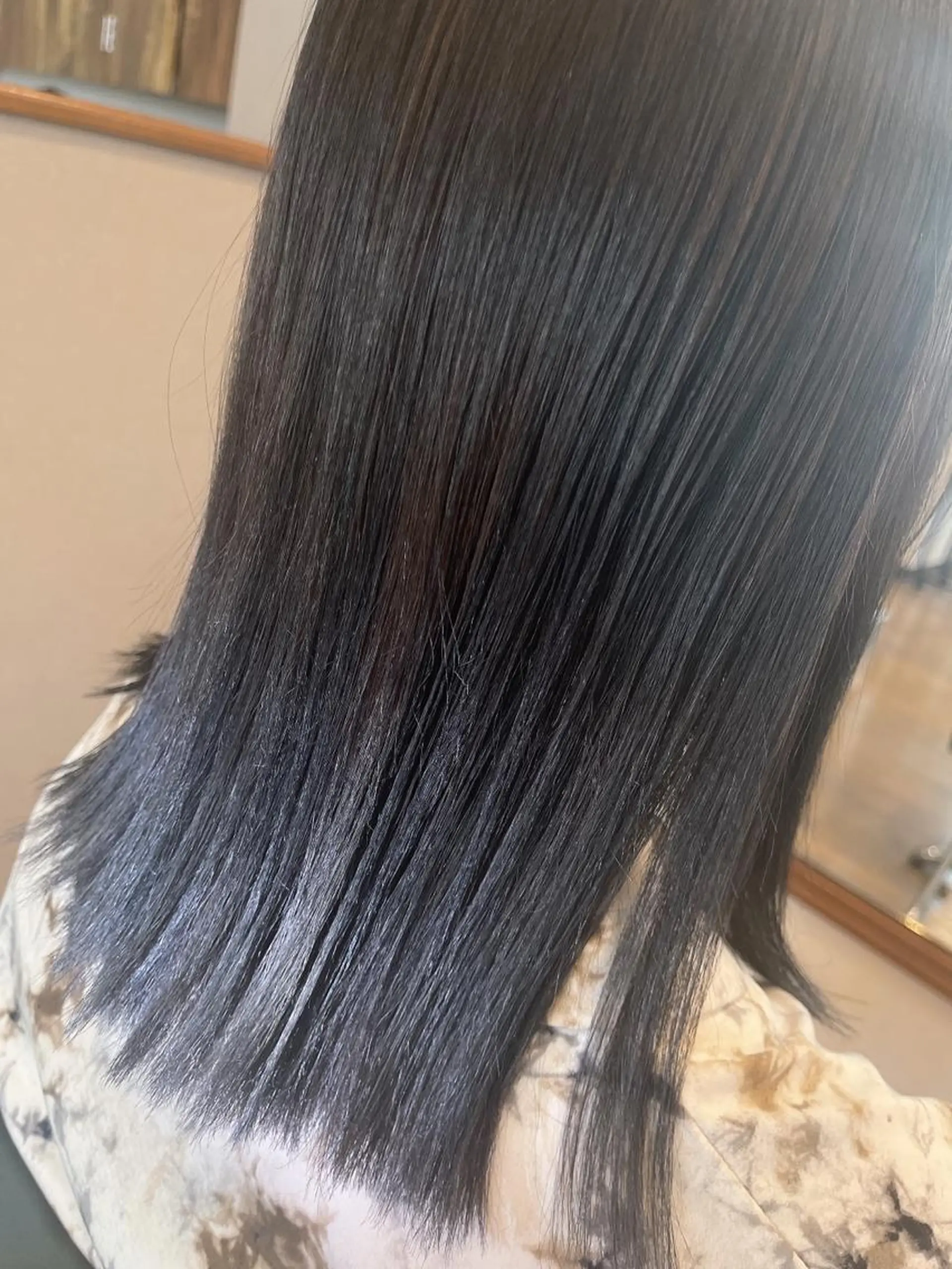 ミディアム カラー ダブルカラー 髪質改善 トリートメント カット ヘアカラー トリートメント 髪質改善/カラー 🖤‎🤍川島のヘアスタイル
