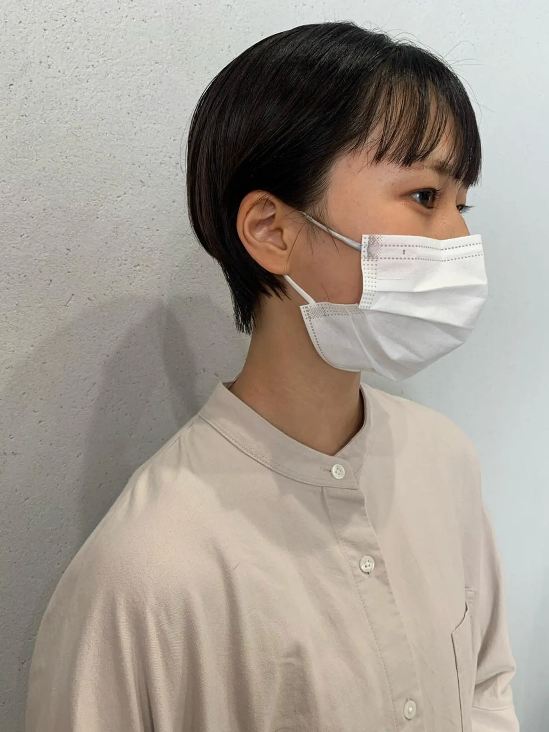 ショート カラー ボブパーマコテ巻き風 パーマNo1深江秀平のヘアスタイル