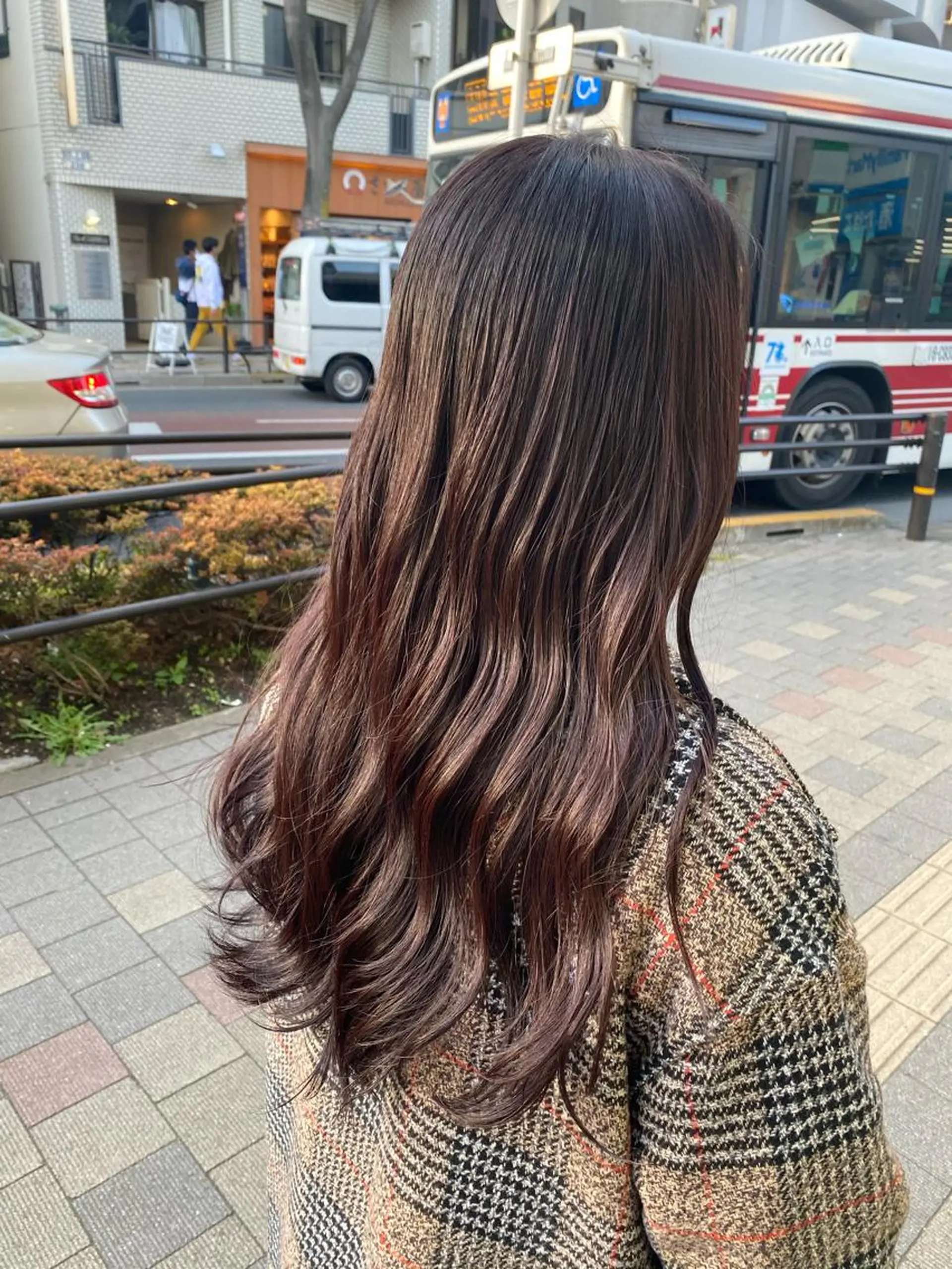 ロング カラー ヘアアレンジ TSUNA 🌙 Lim 五反田のマツエク・マツパデザイン