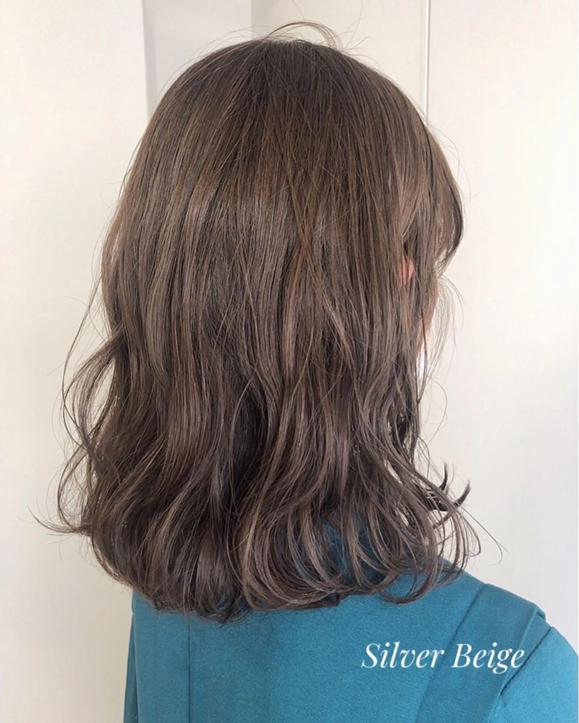 セミロング ヘアカラー トリートメント ヘアセット ✨透明感ケアカラー✨ 長野ゆきなのヘアスタイル