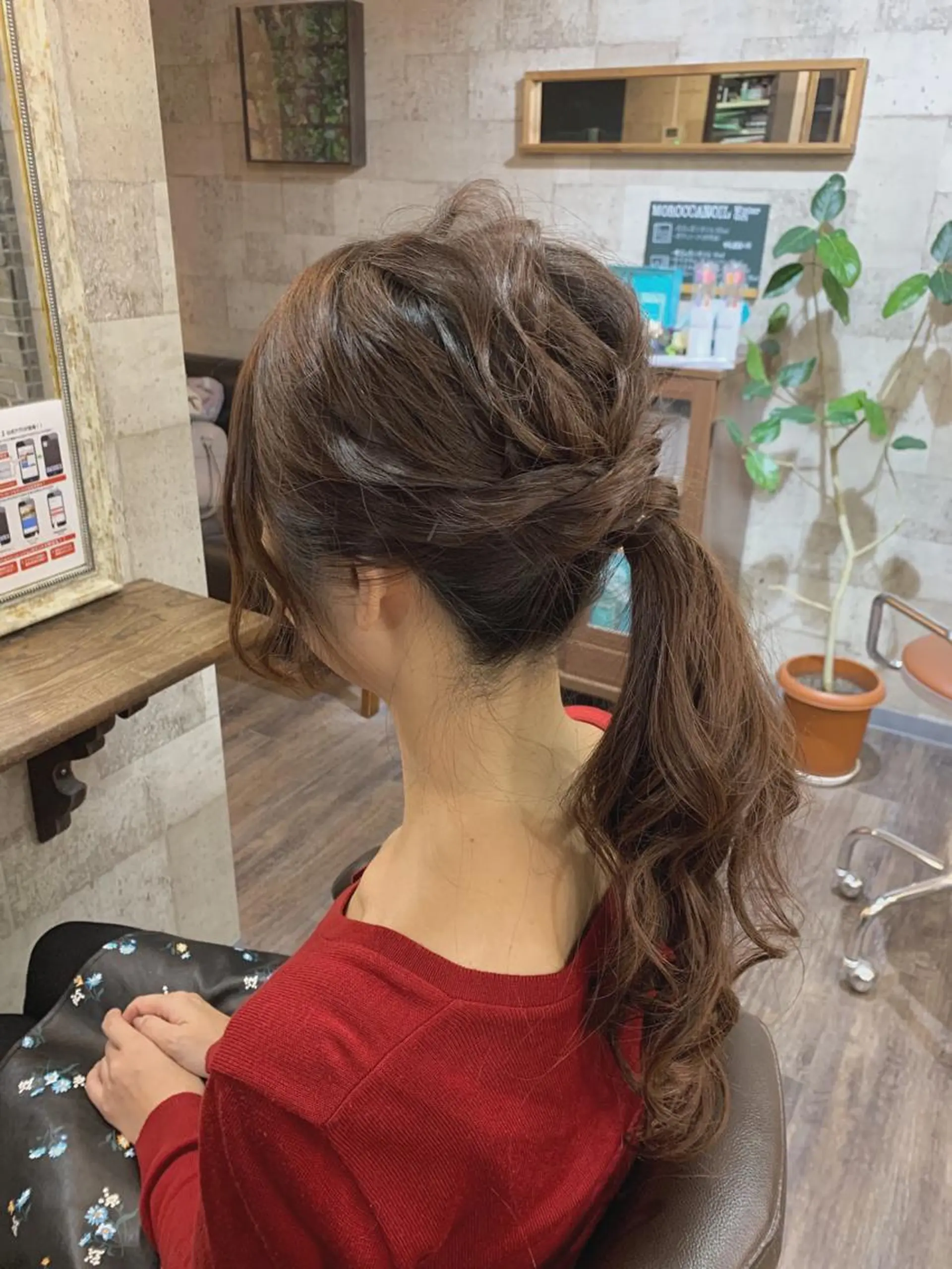 ヘアアレンジ ポニーテール B E C H I C O〔べち子〕のヘアスタイル