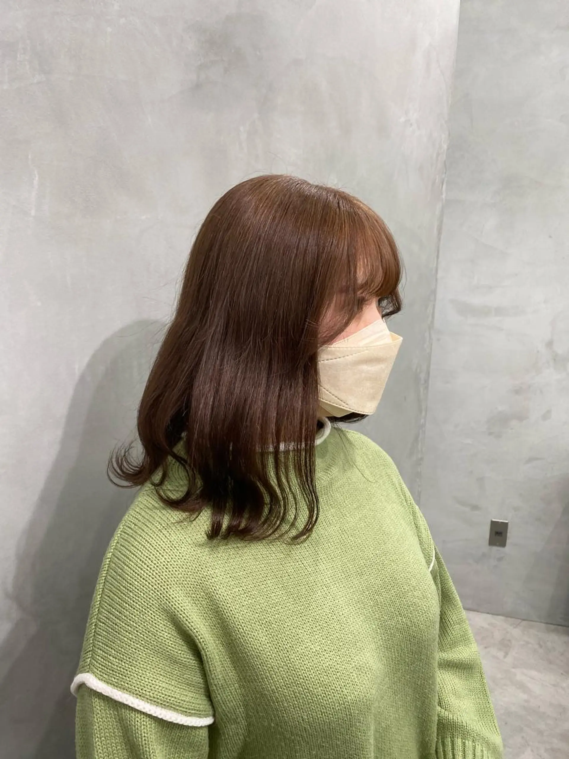 ミディアム カラー ハイトーン/ウルフ/ ボブ/増田のヘアスタイル