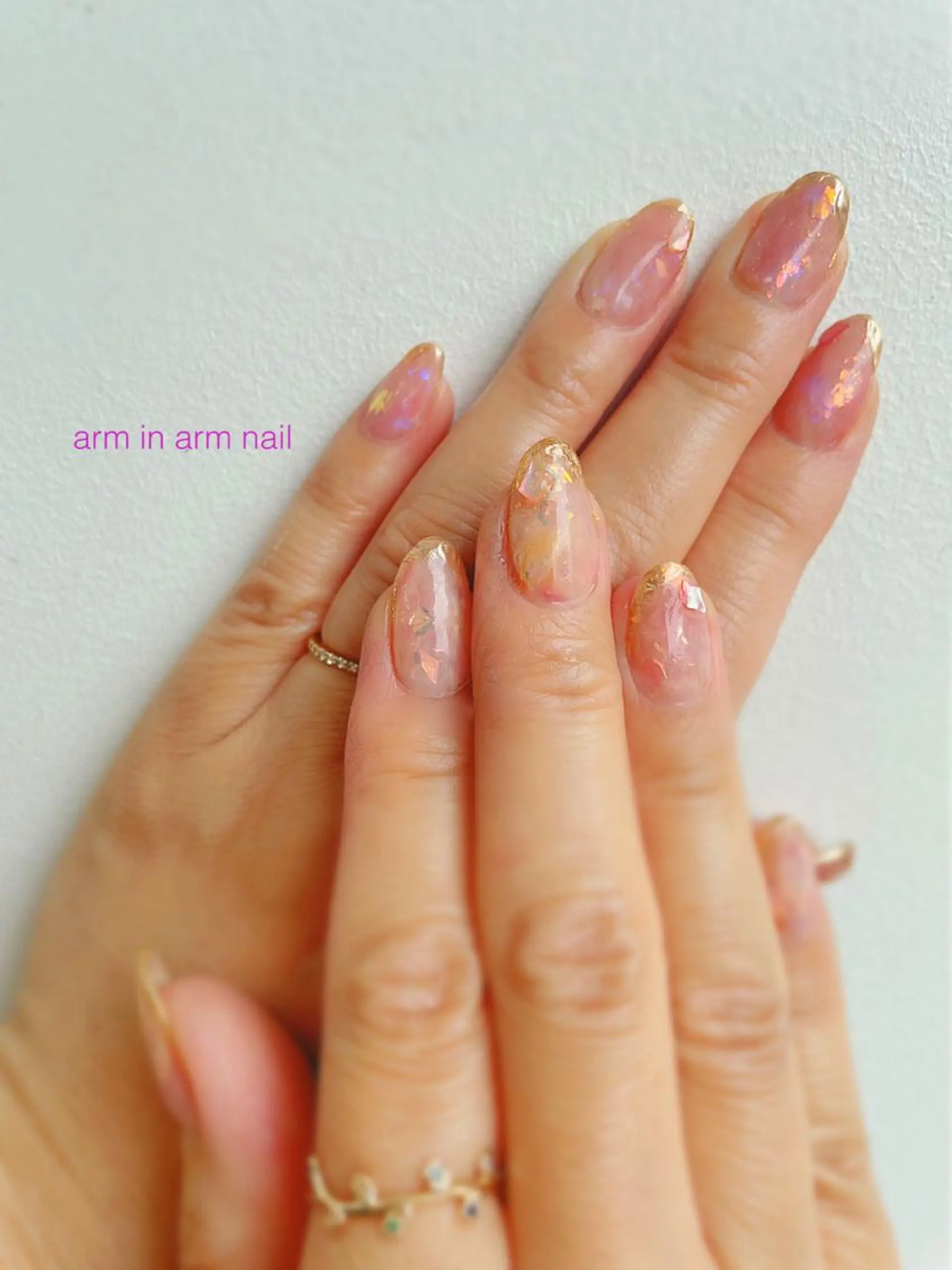 ネイル arm in arm ︎✿Yamamotoのマツエク・マツパデザイン