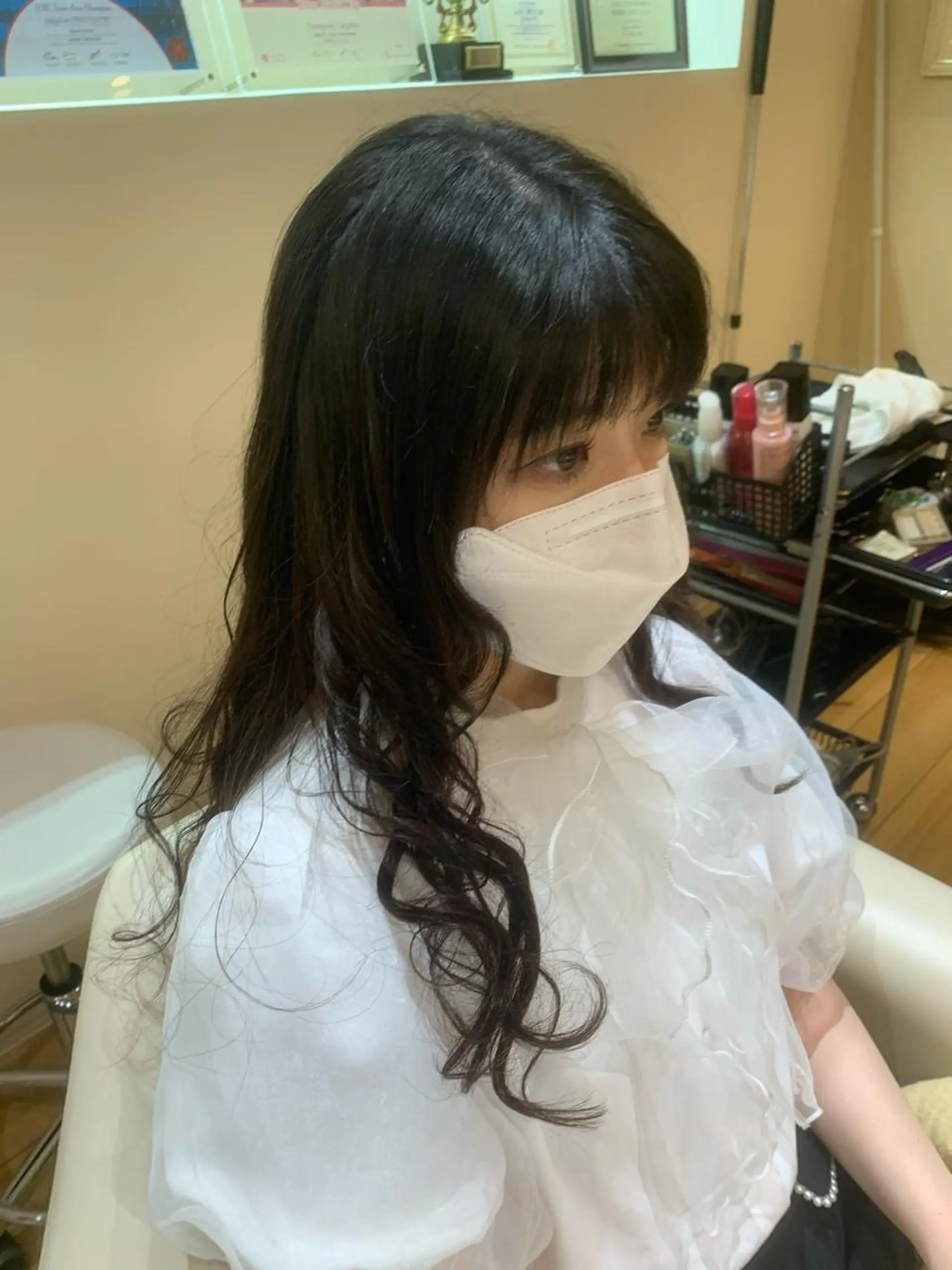 ロング パーマ デジタルパーマ 全国1位🥇世界5位 小野田　礼花のヘアスタイル