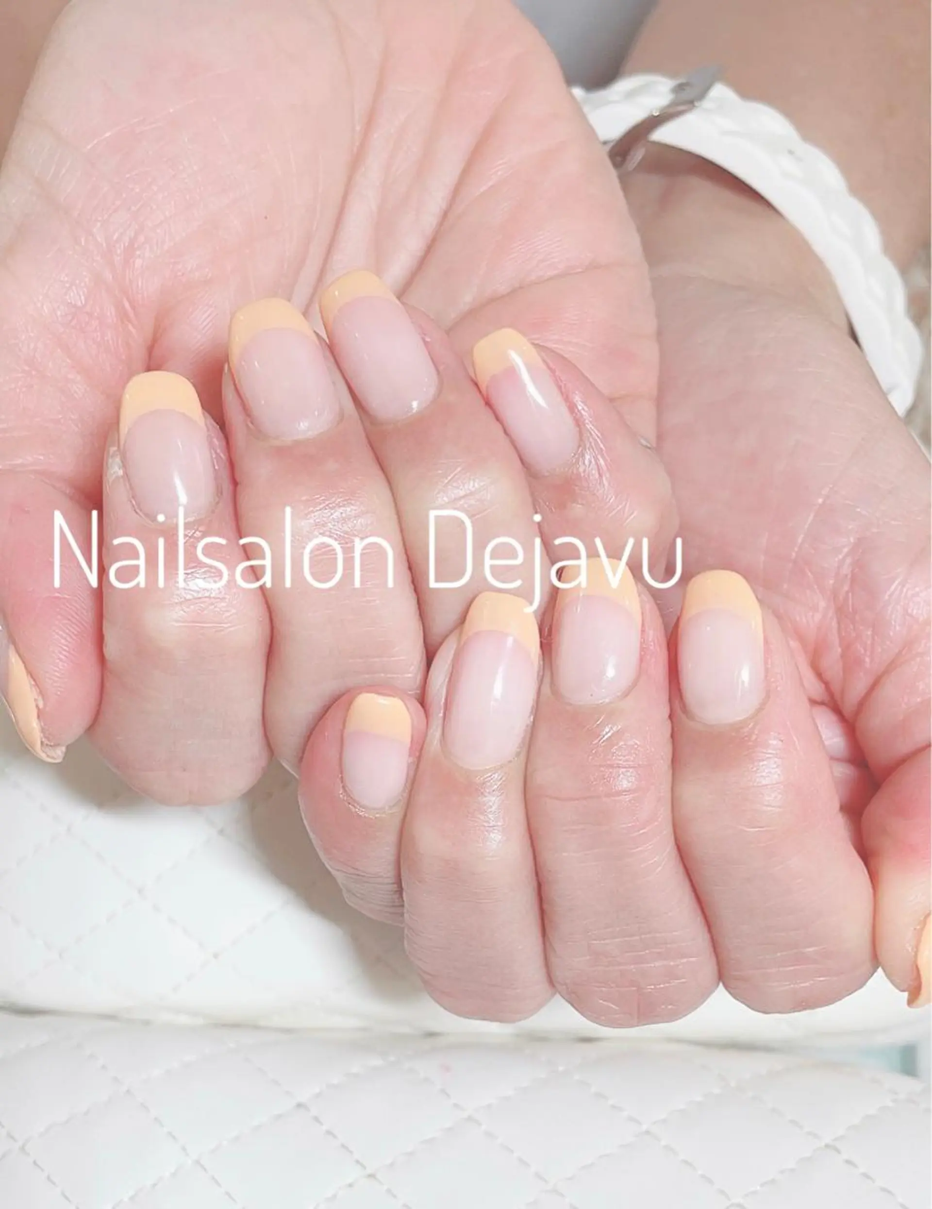 ネイル アートネイル フレンチネイル ワンカラーネイル Nail salon Dejavu 🌿のネイルデザイン