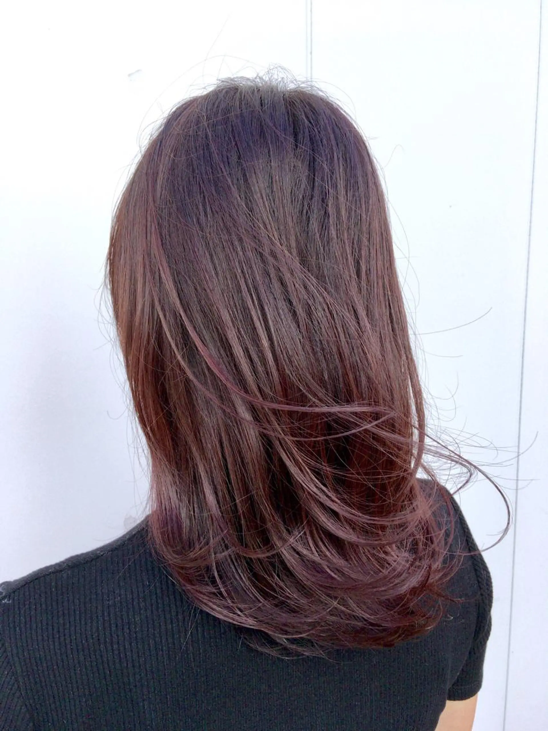 ミディアム カラー カット トリートメント THREE 関根大のヘアスタイル