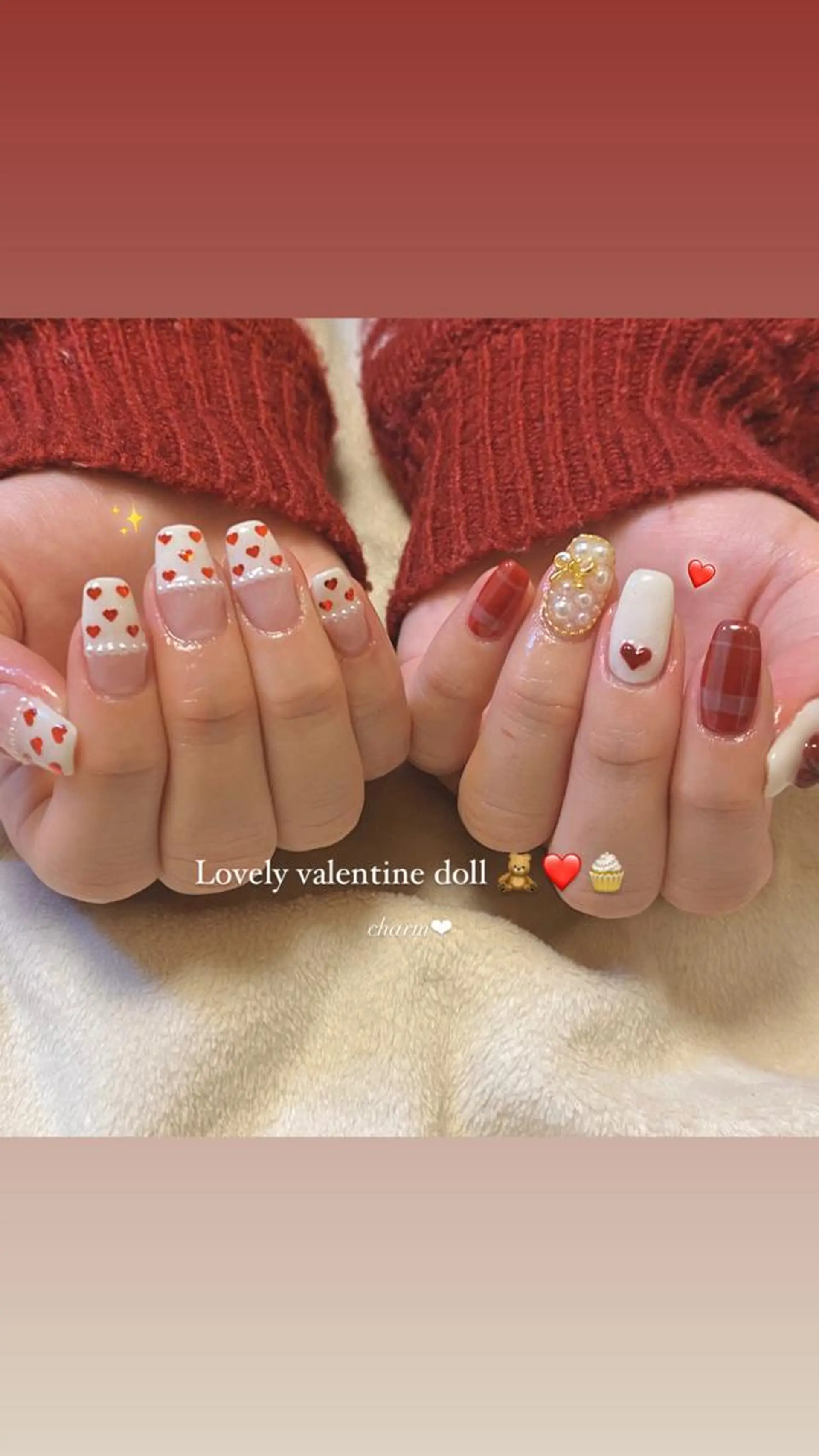 ネイル バレンタイン その他(ネイル) nail salon charmのネイルデザイン