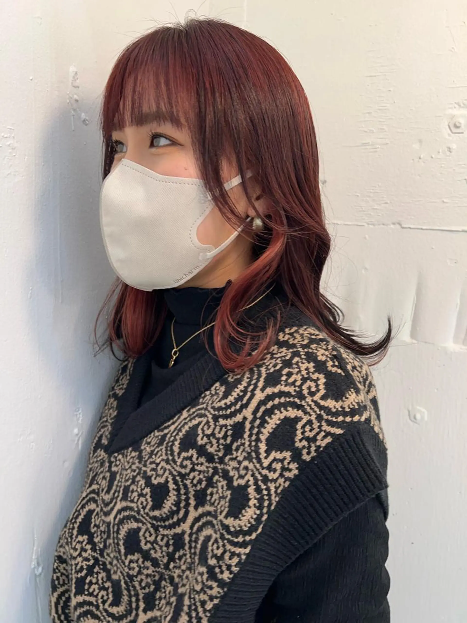 カラー ヘアカラー ブリーチカラー🎀 韓国風/寺門美優のヘアスタイル