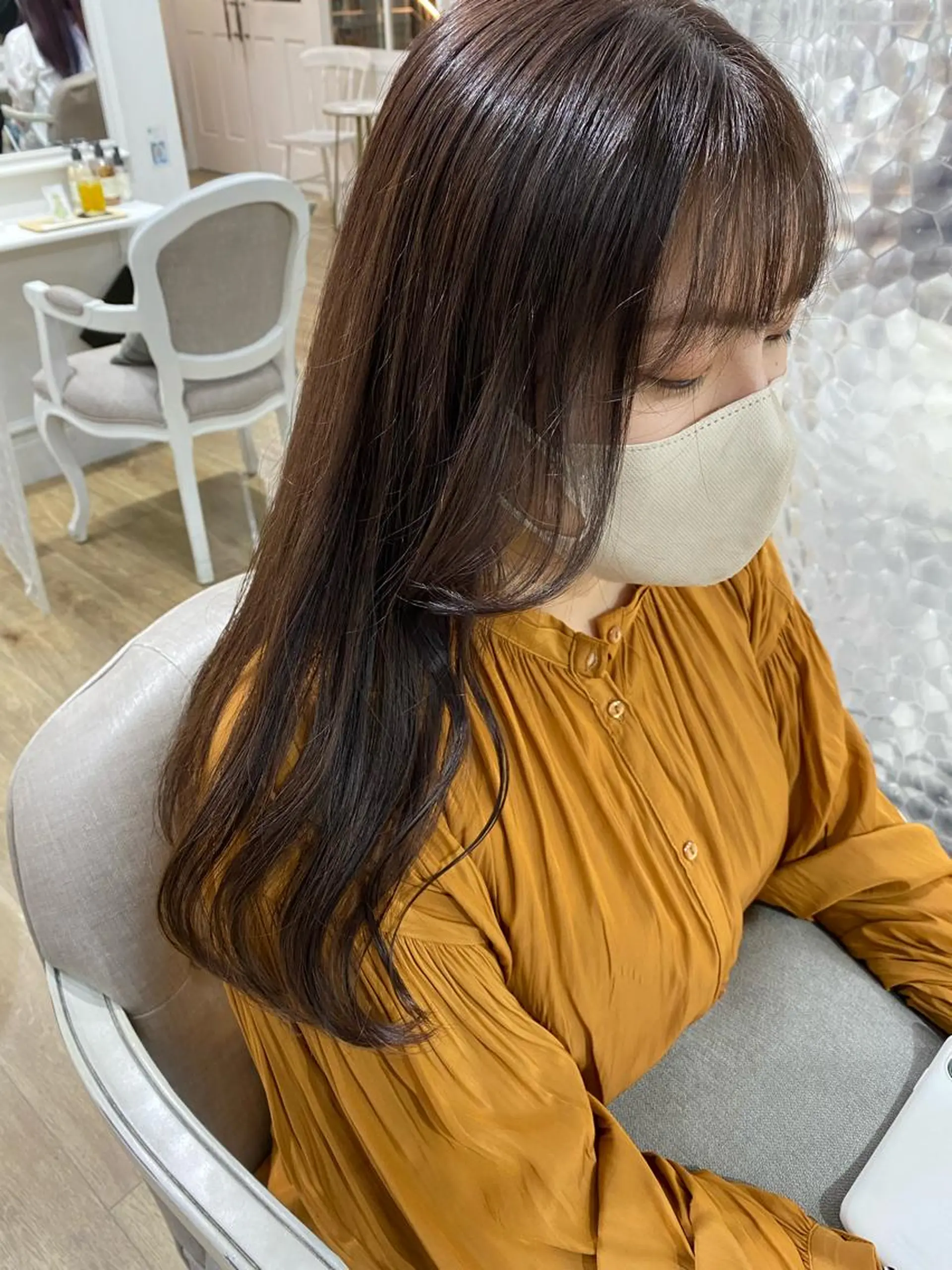 ロング カラー 韓国×髪質改善カラー 💎hinaのヘアスタイル