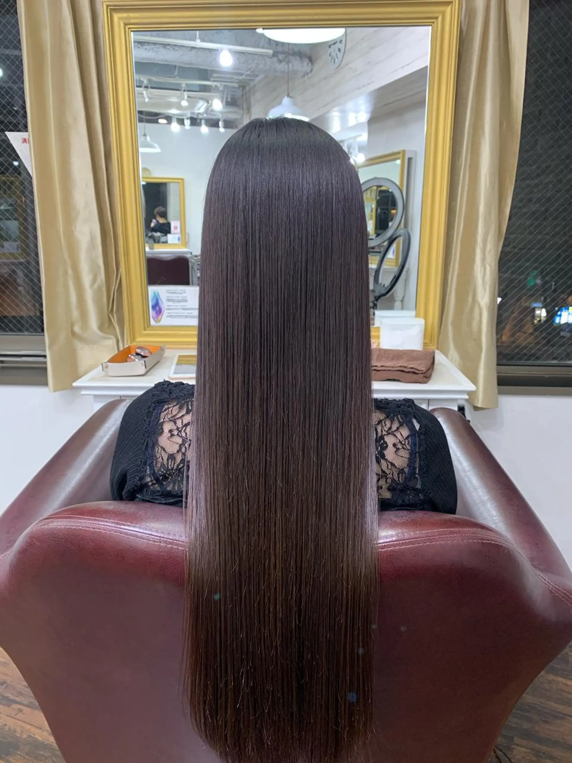 ロング 新宿/韓国レイヤー 髪質改善カラー/角所のヘアスタイル