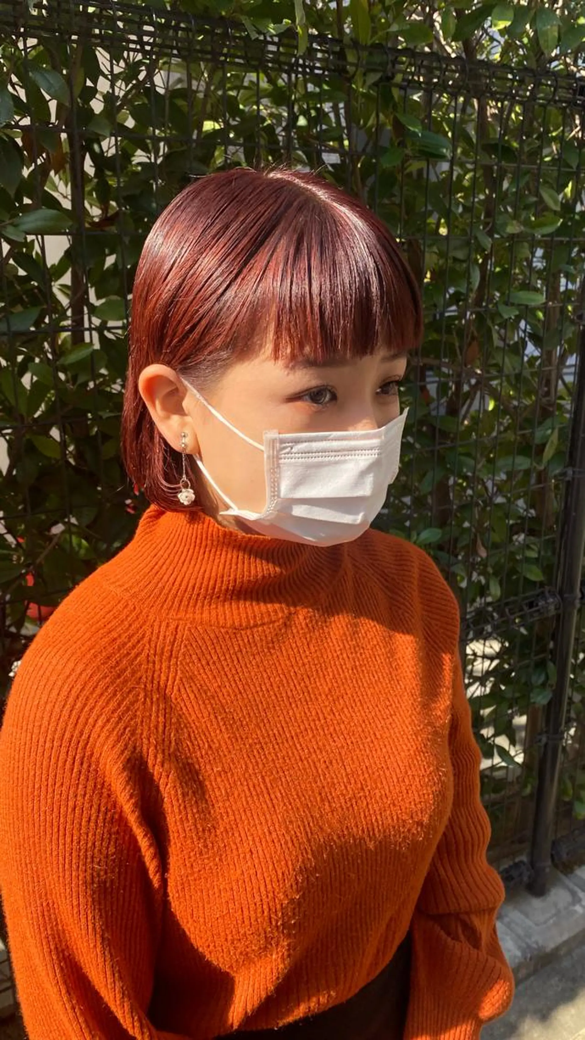 ショート カラー ヘアカラー トリートメント HAIR'S Lunetta abeno所属・お支払いは現金のみ MIZUKIのヘアスタイル