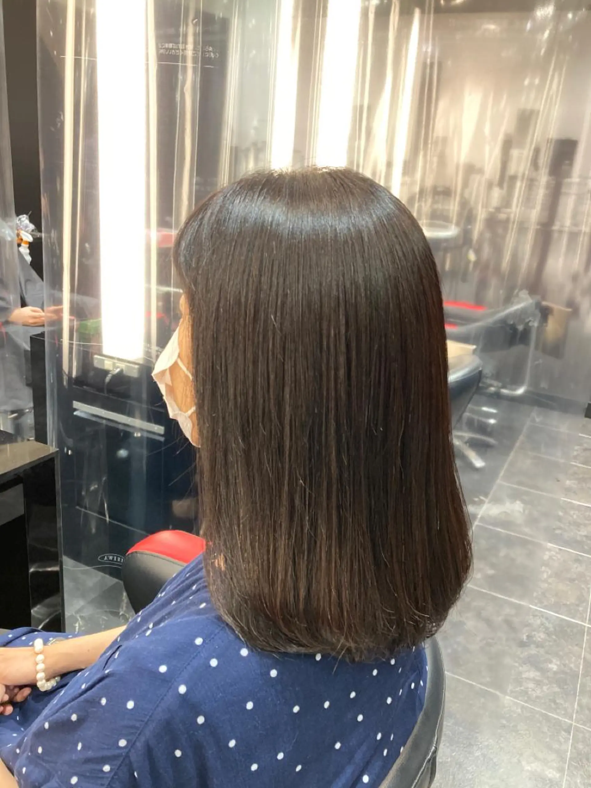 ミディアム カラー Annon プライベートサロンのヘアスタイル