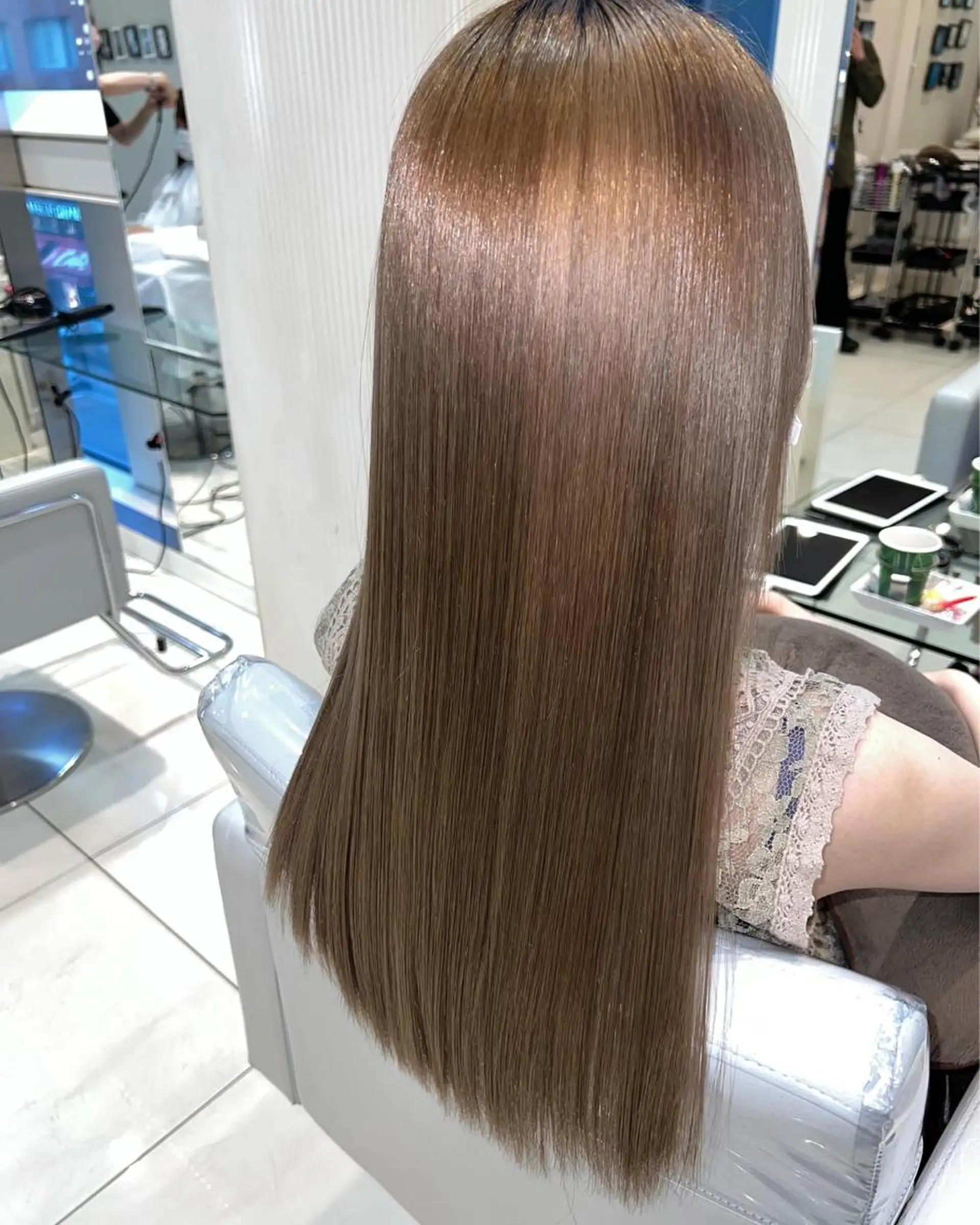 ロング カット ヘアカラー トリートメント 縮毛矯正/髪質改善 /ブリーチ/東陽町✨のヘアスタイル