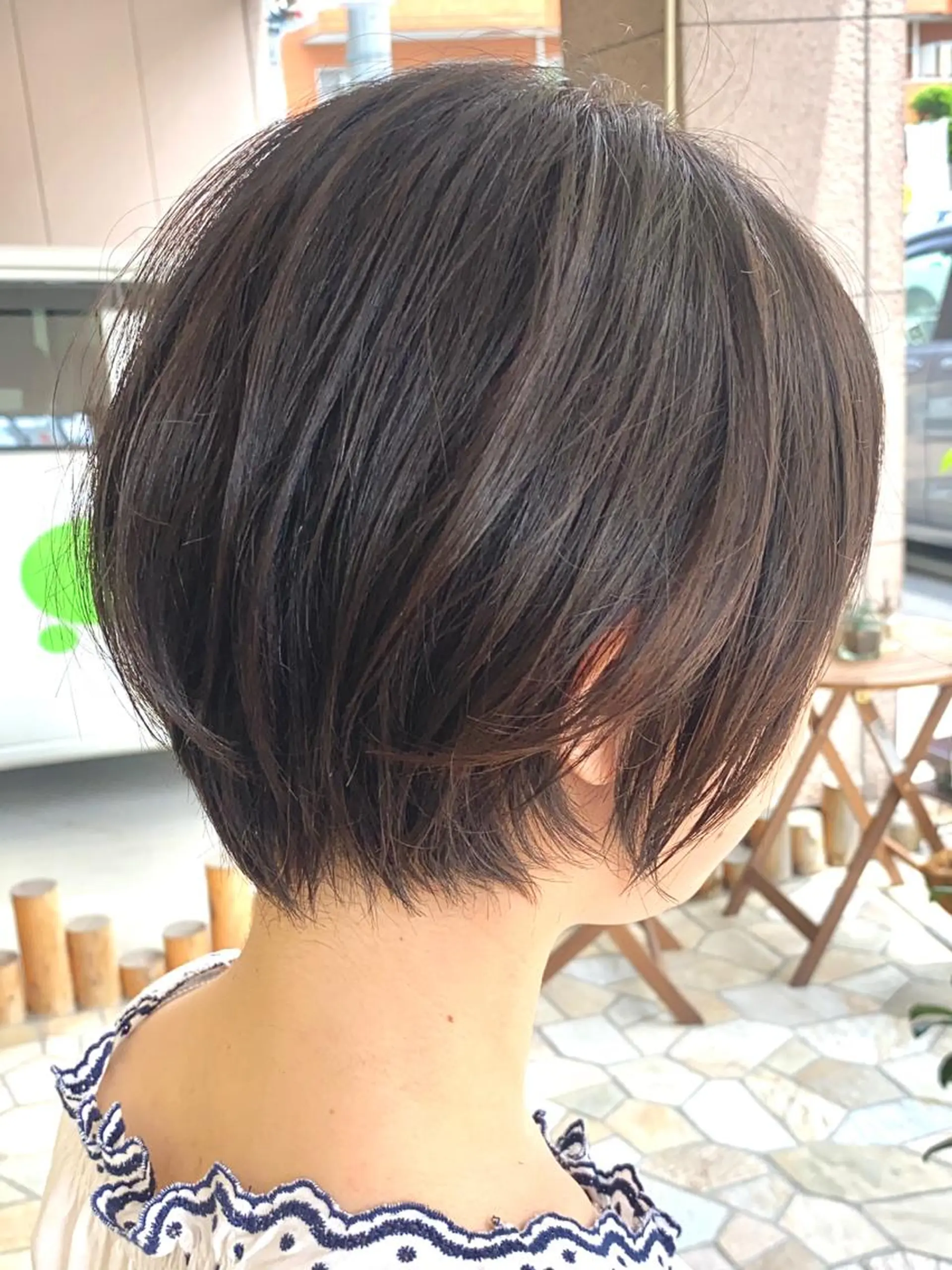 ショート カット パーマ ✨圧倒的満足度◎ 小顔美人ショート✨佃のヘアスタイル