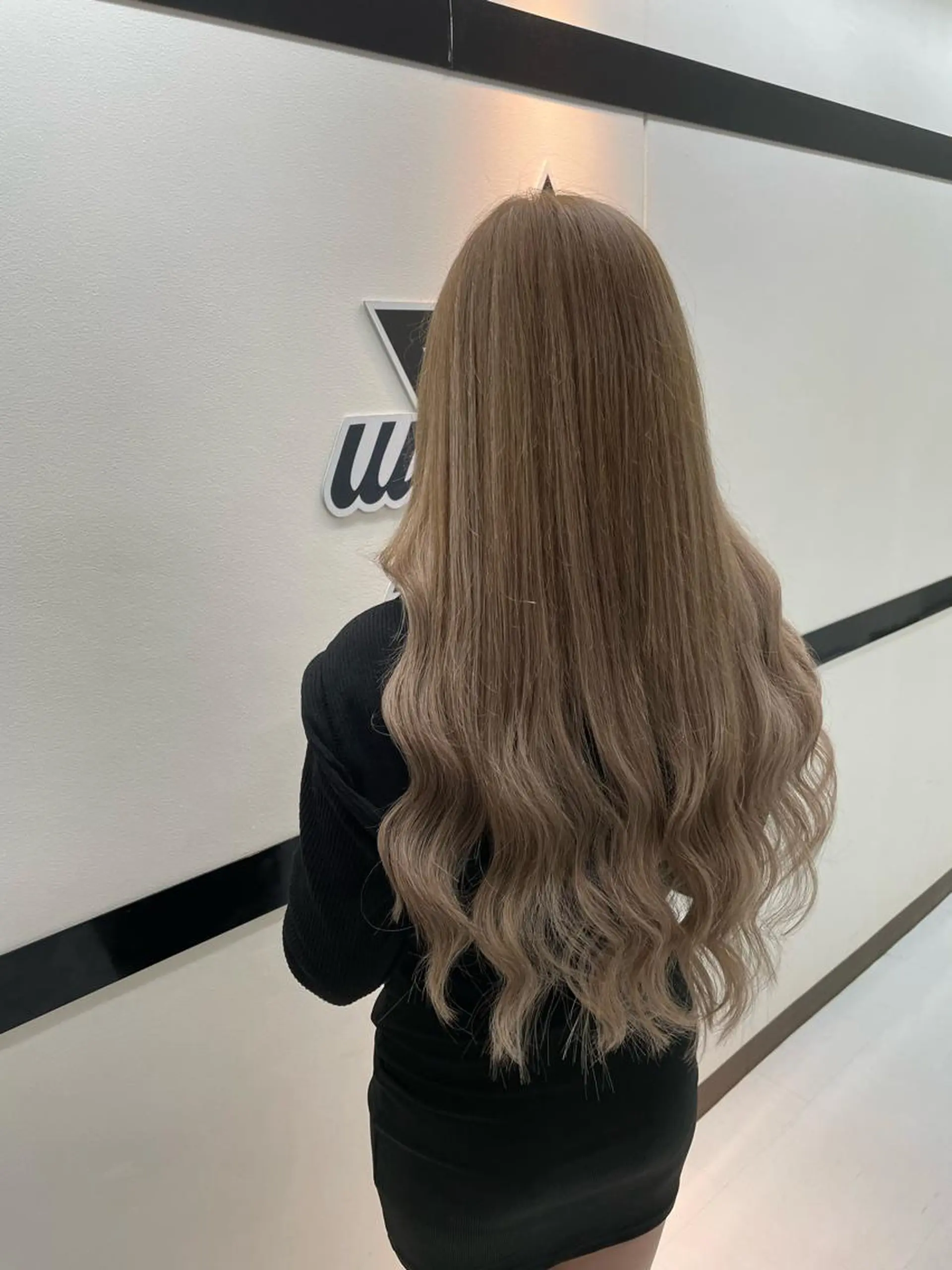 ロング カラー シールエクステ ダブルカラー エクステ 多田 悦淳のヘアスタイル