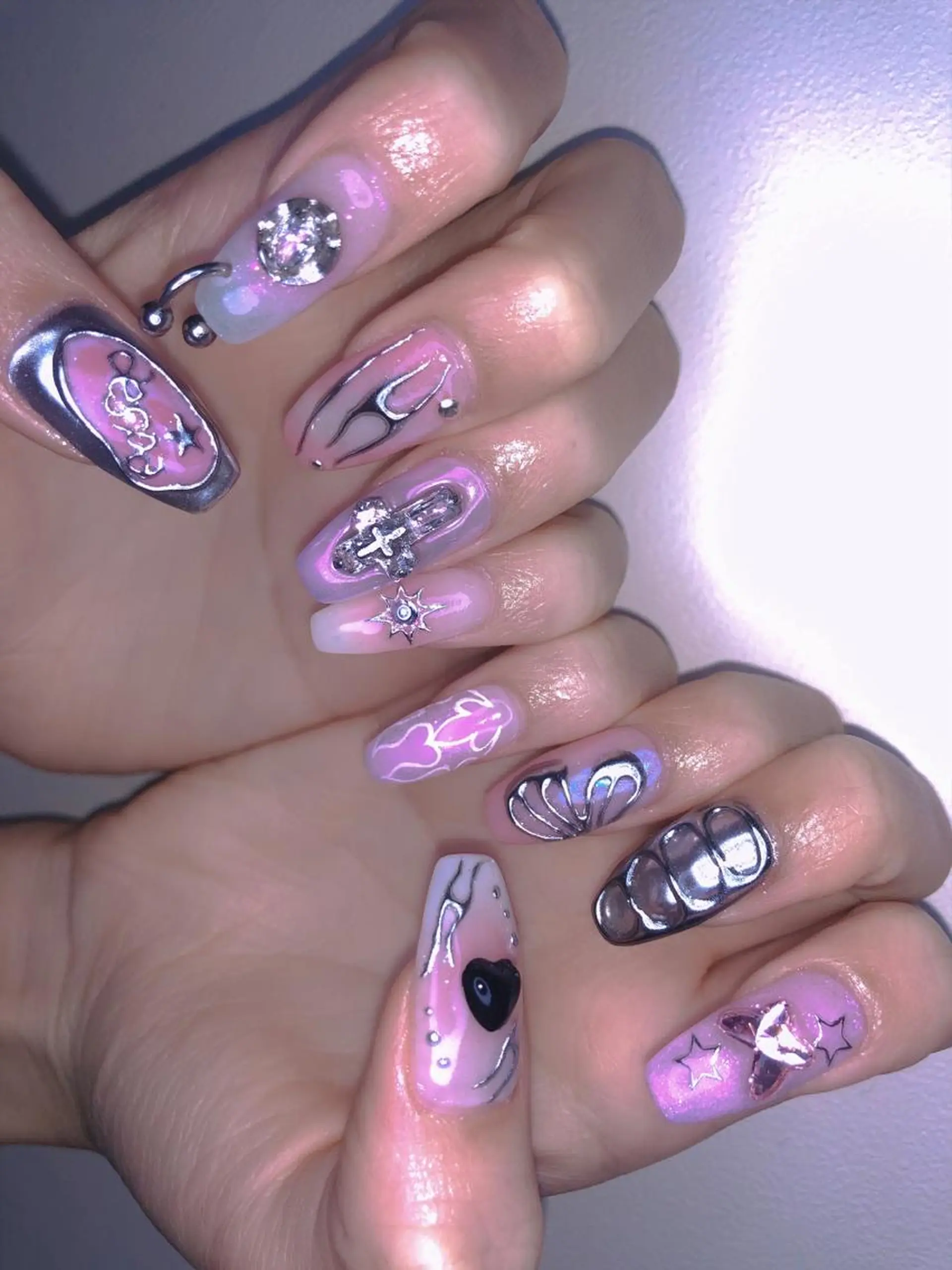 ネイル 持ち込み ハンドネイル フットネイル mi chiのネイルデザイン