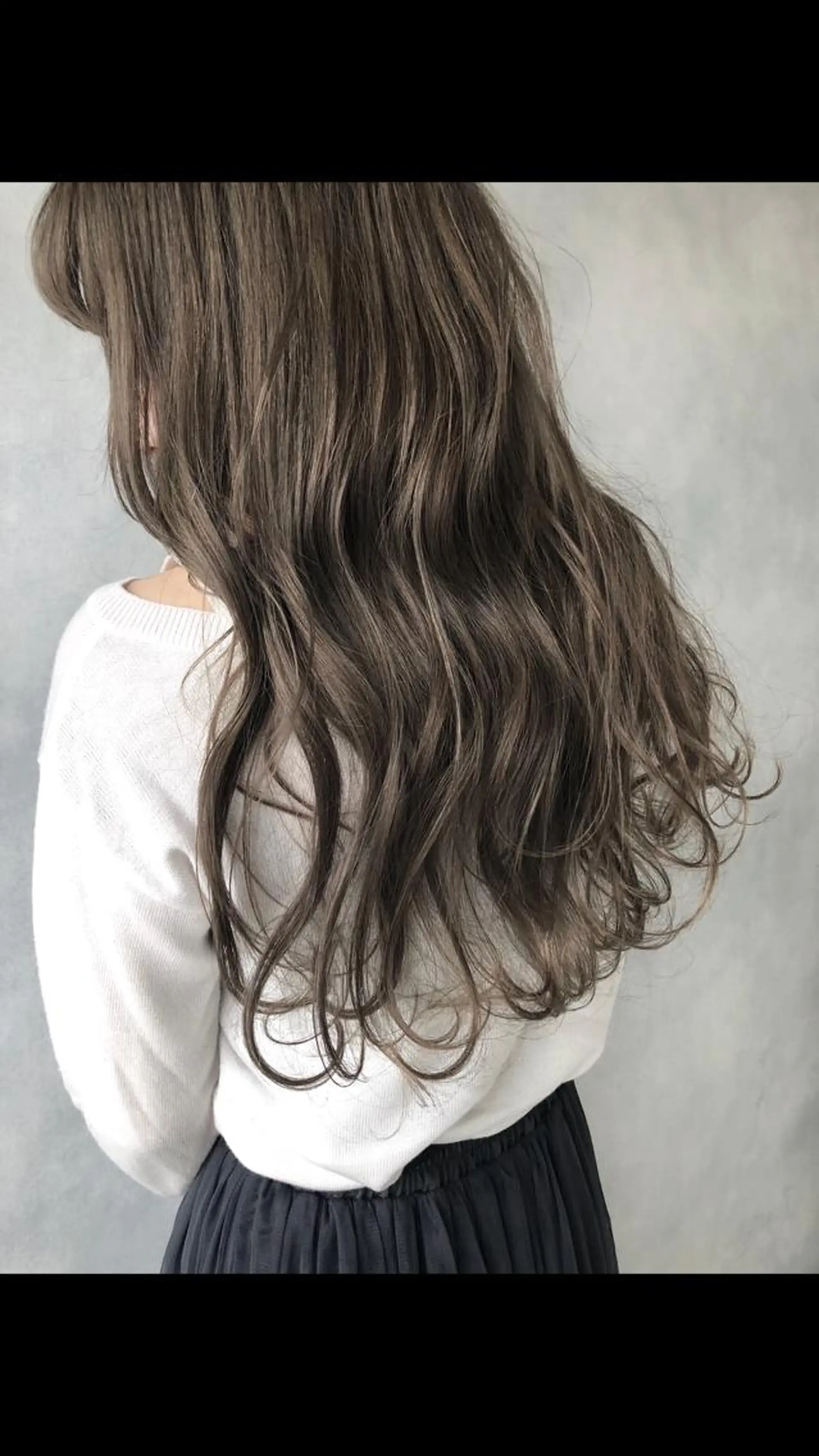 ロング 外国人風カラー ハイライト ヘアカラー トリートメント 小澤大輔 YOLO hairのヘアスタイル