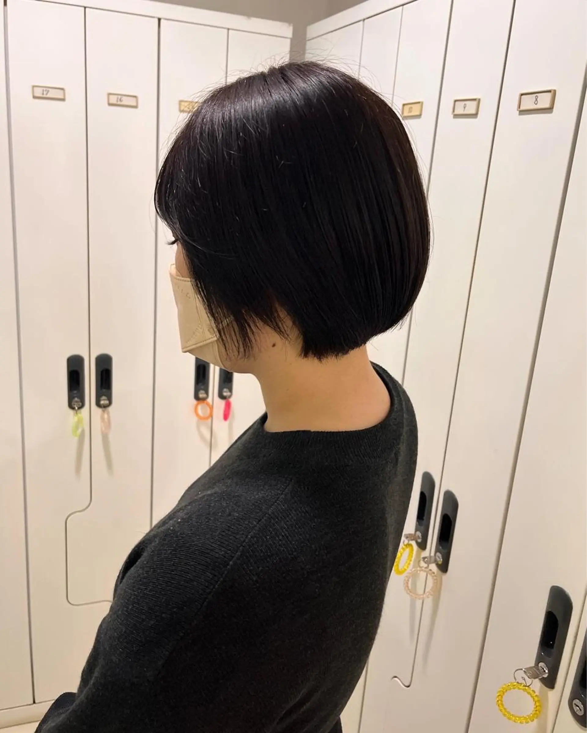 ショート ボブ ぷつっとボブ/ちゅる ピンク/mika☆のヘアスタイル