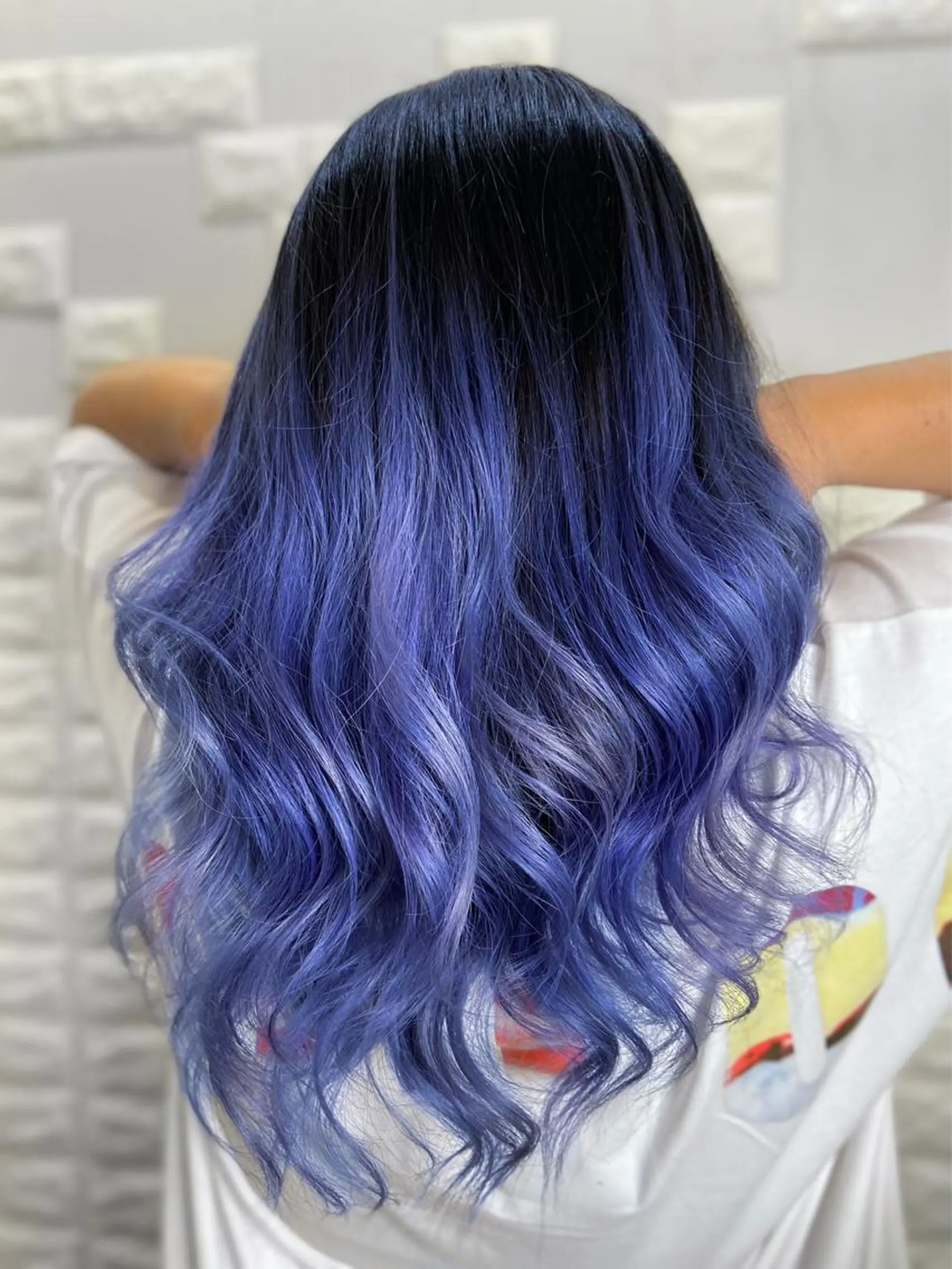 セミロング カラー ヘアアレンジ ヘアカラー トリートメント 次世代シールエクステ 錦糸町 小泉 朋之のヘアスタイル