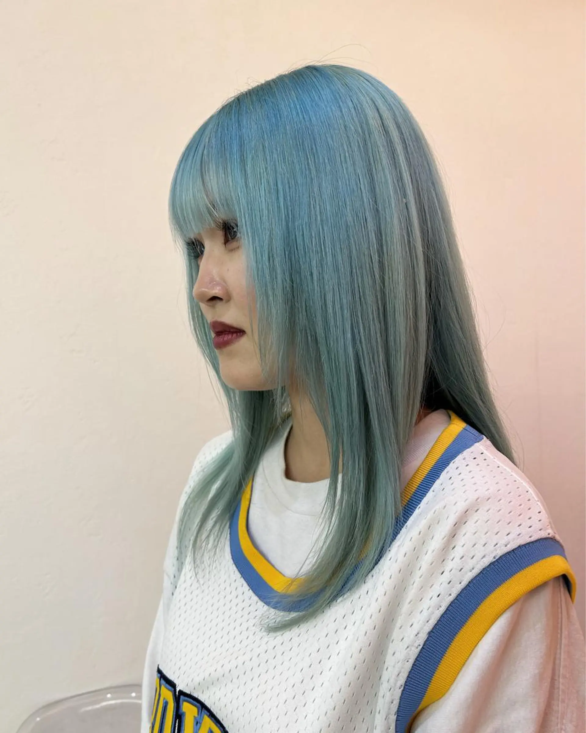 カラー 莉乃/縮毛矯正/髪質 改善/艶カラーのヘアスタイル