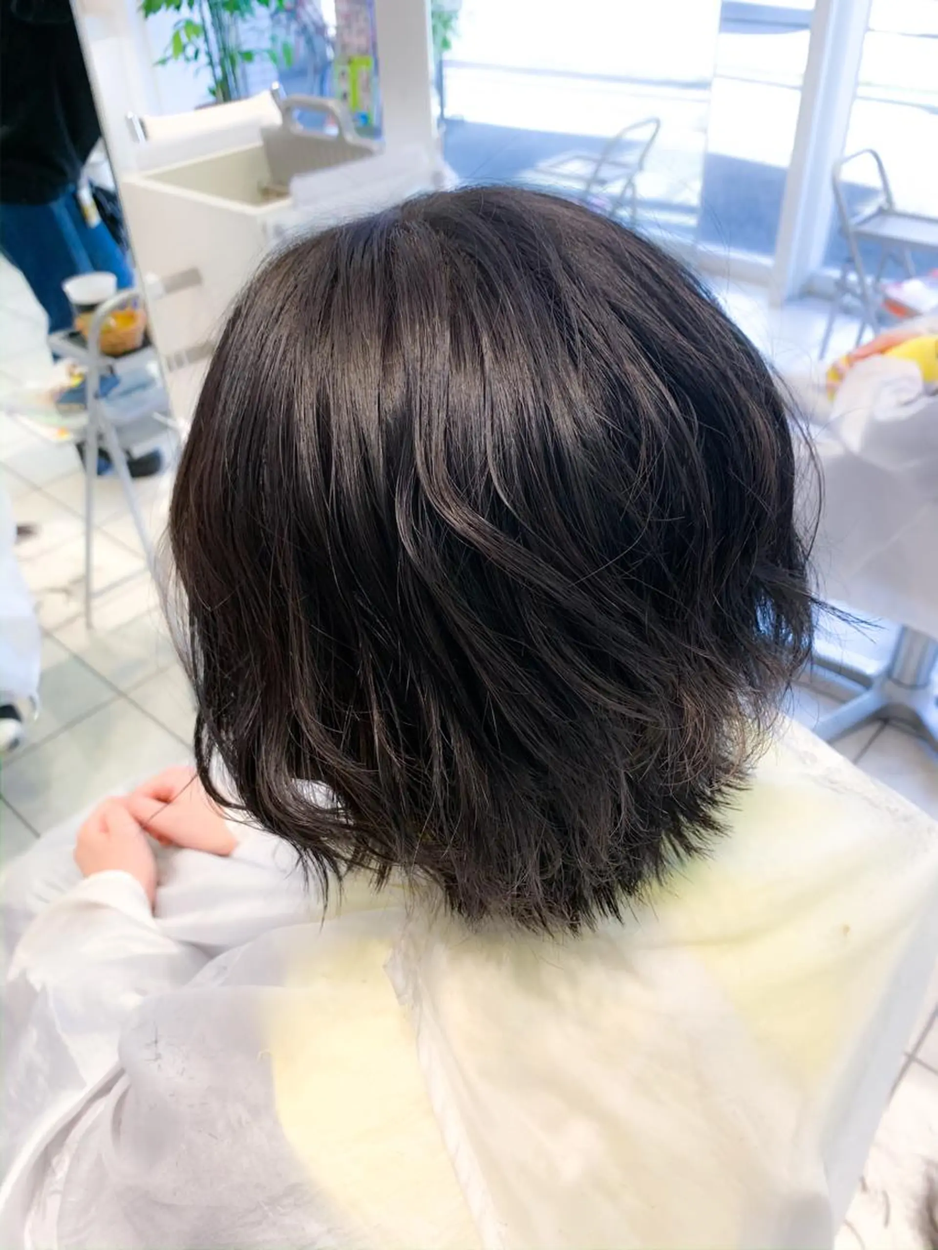 ショート カラー 地毛風ストレート/ 髪質改善/榎本流行のヘアスタイル