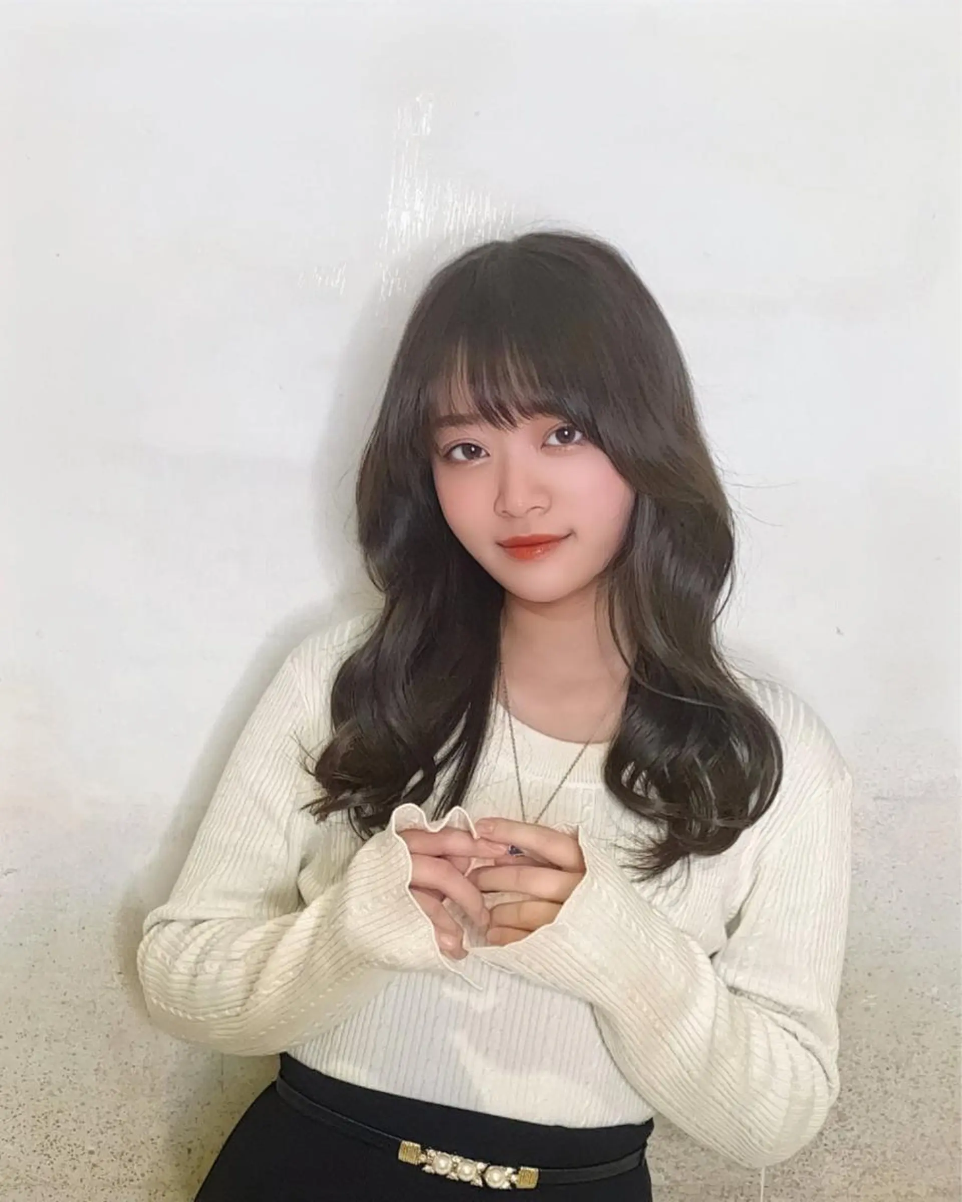 セミロング カラー 高槻No.1🇰🇷 韓国ヘア　橋口陽太のヘアスタイル