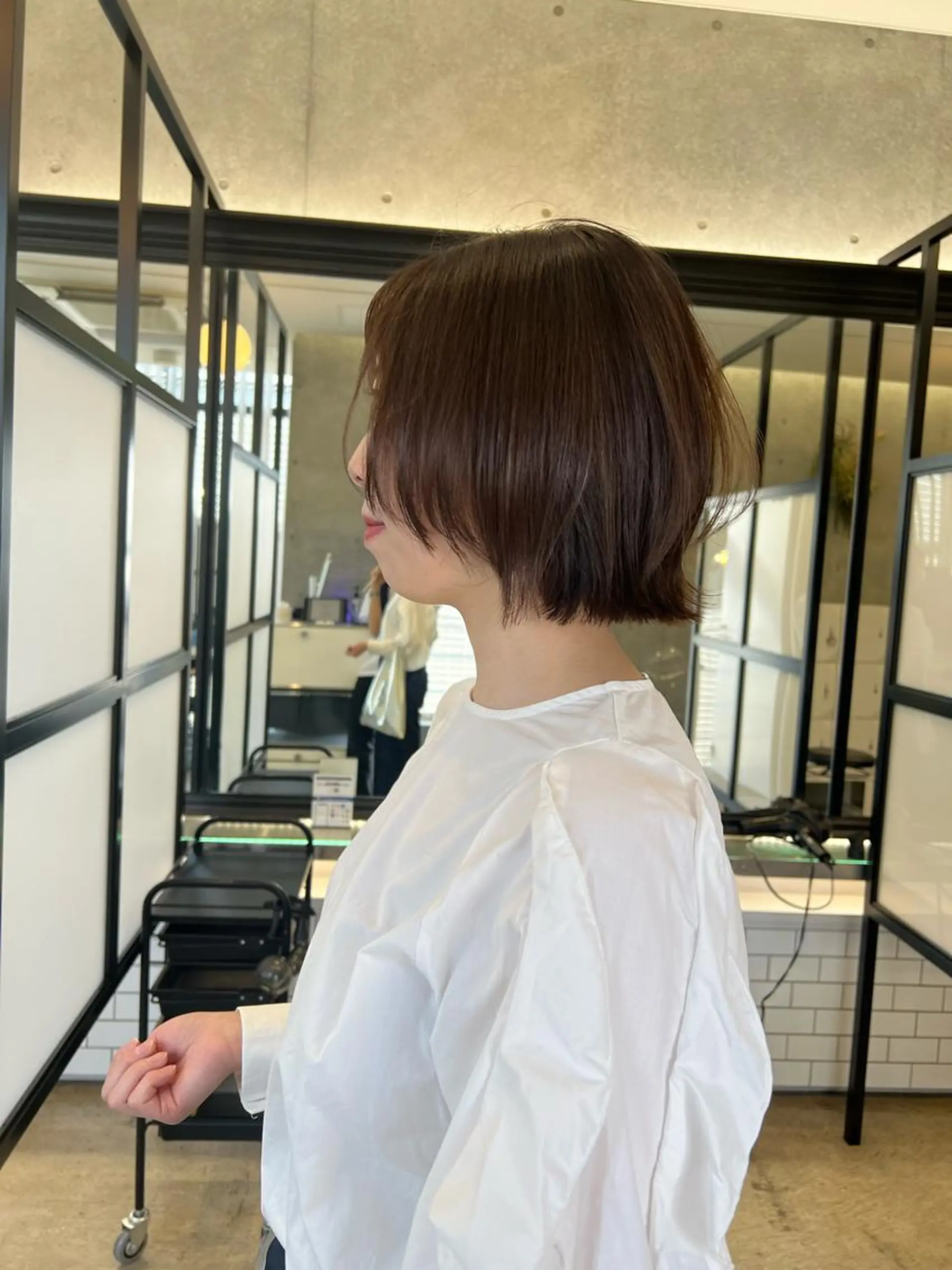 ミディアム くせっ毛カット タツヤのヘアスタイル