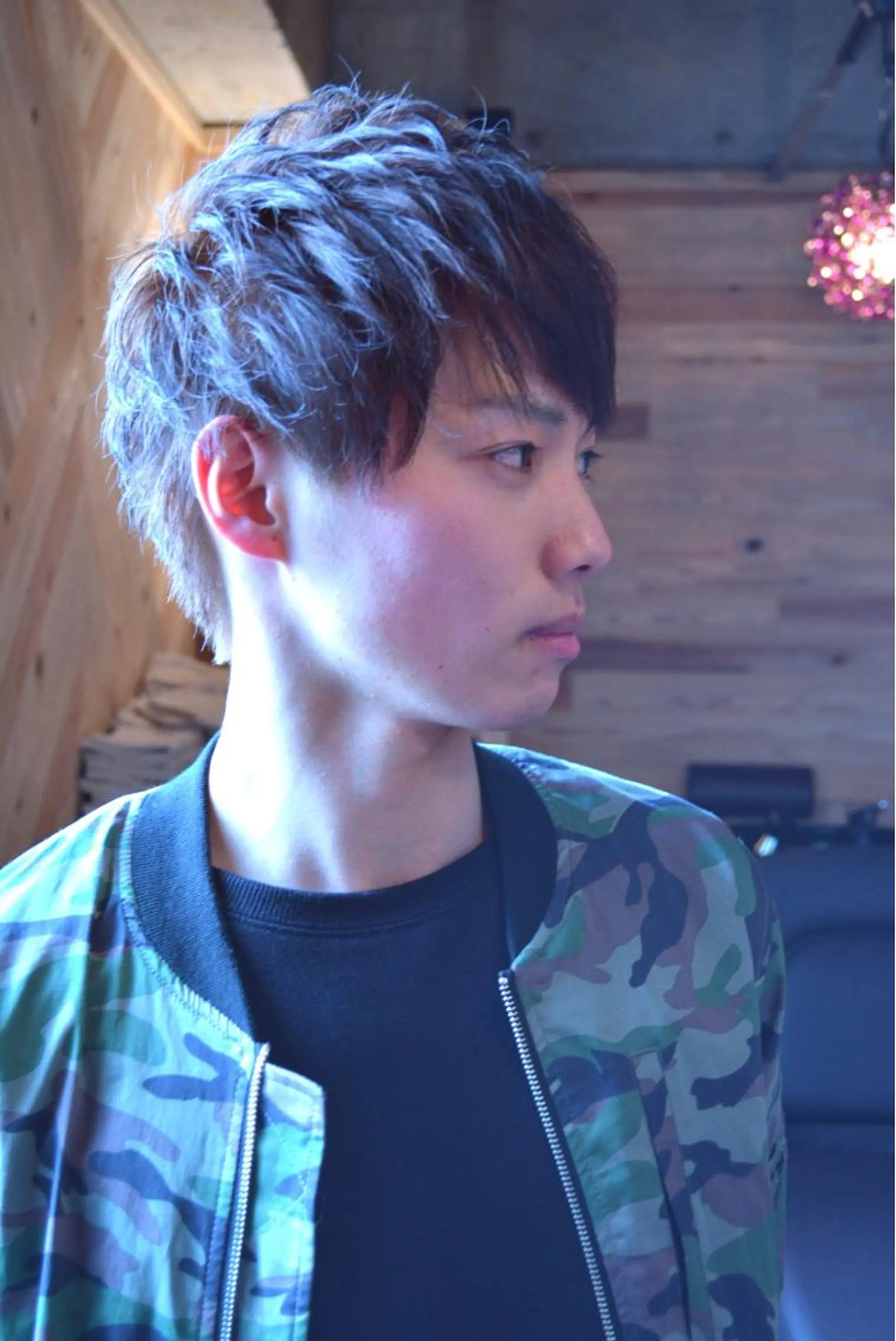 ミディアム カラー メンズ マッシュ レイヤーカット belle chambreイブカのその他イメージ