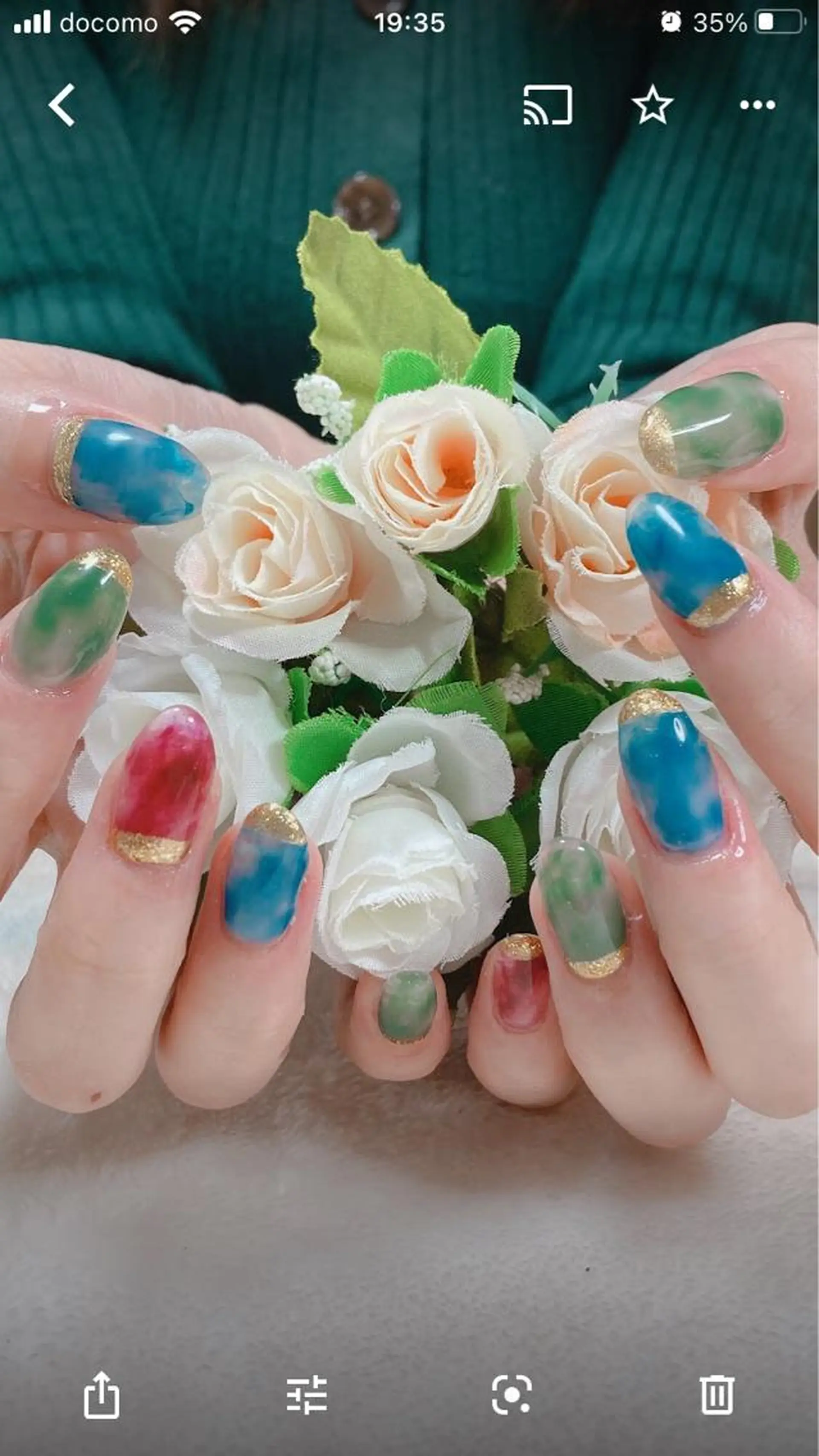 ネイル スカルプネイル chama所属・大和田 美貴のネイルデザイン