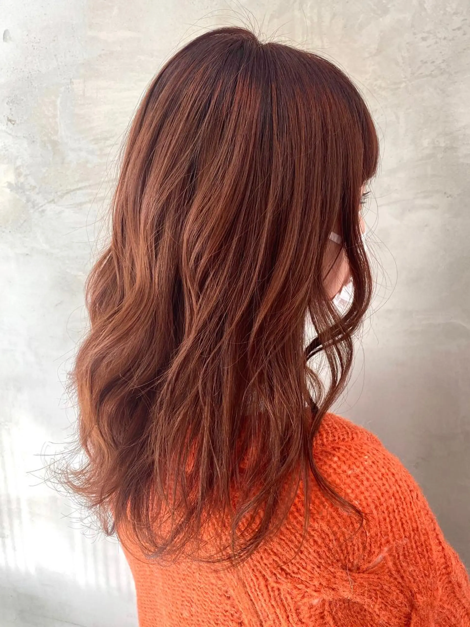 セミロング カラー カット ヘアカラー トリートメント 🫧透明感カラー🫧 OIKAWAのヘアスタイル