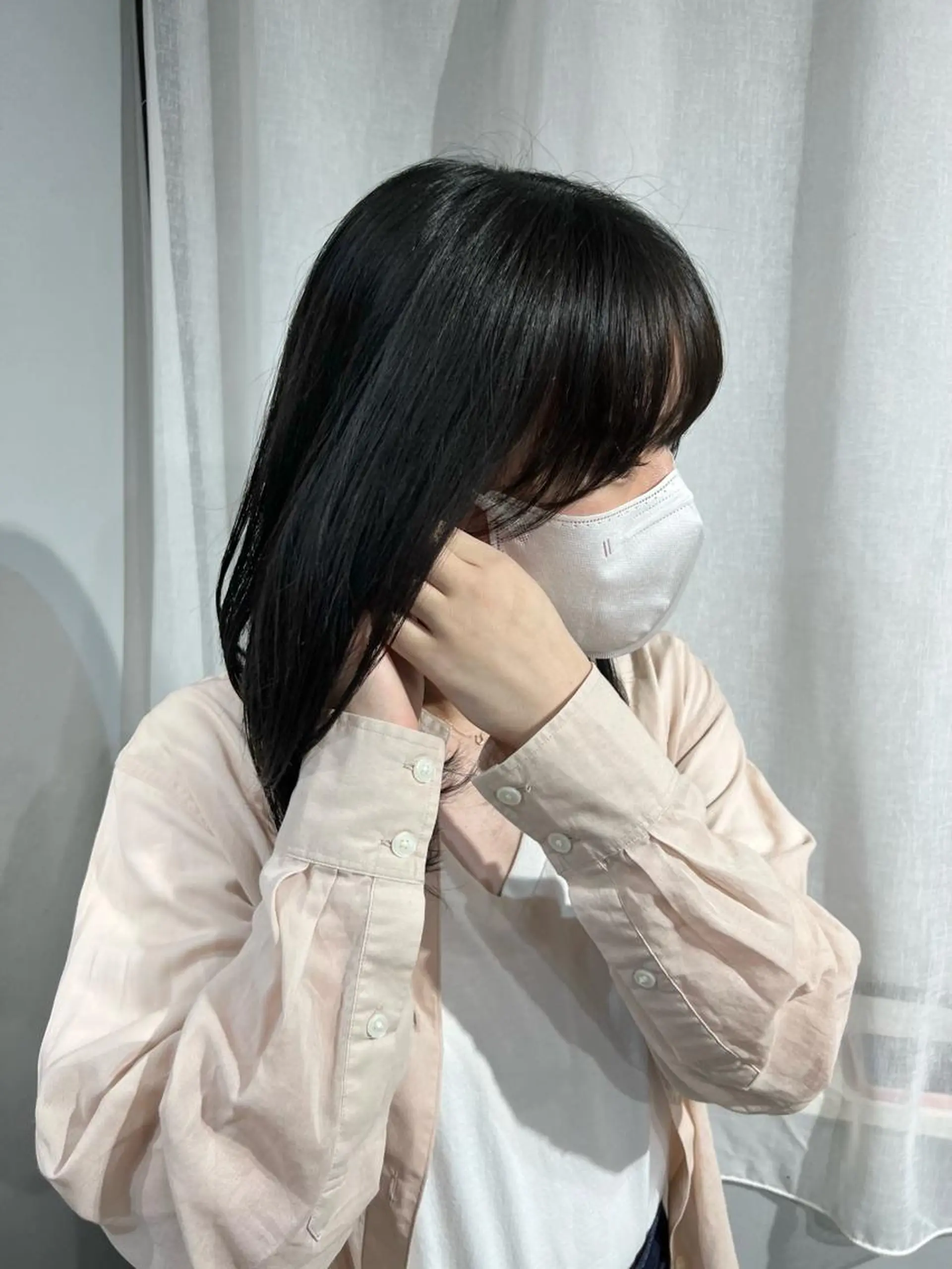 ミディアム カラー akane/ボブ /ブラウンベージュのヘアスタイル