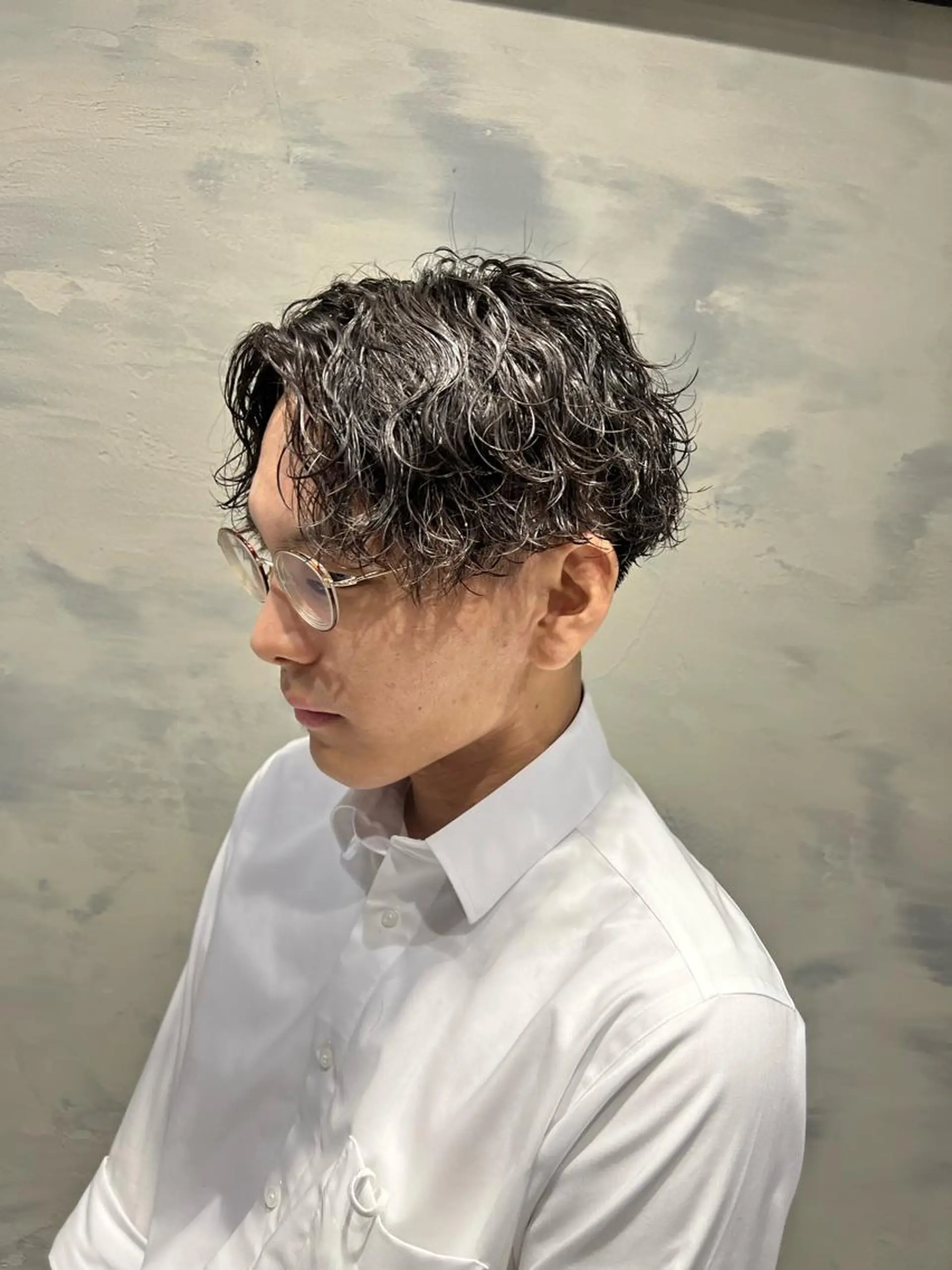 ショート カット パーマ バレイヤージュ職人 🔥代表YU-SHIのヘアスタイル