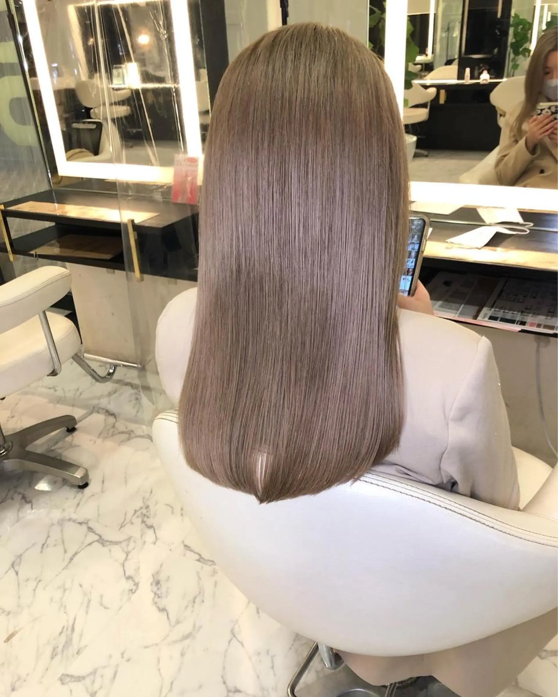 ロング ヘアカラー 美髪形成💎縮毛矯正 顔レイヤー松尾　幸樹のヘアスタイル