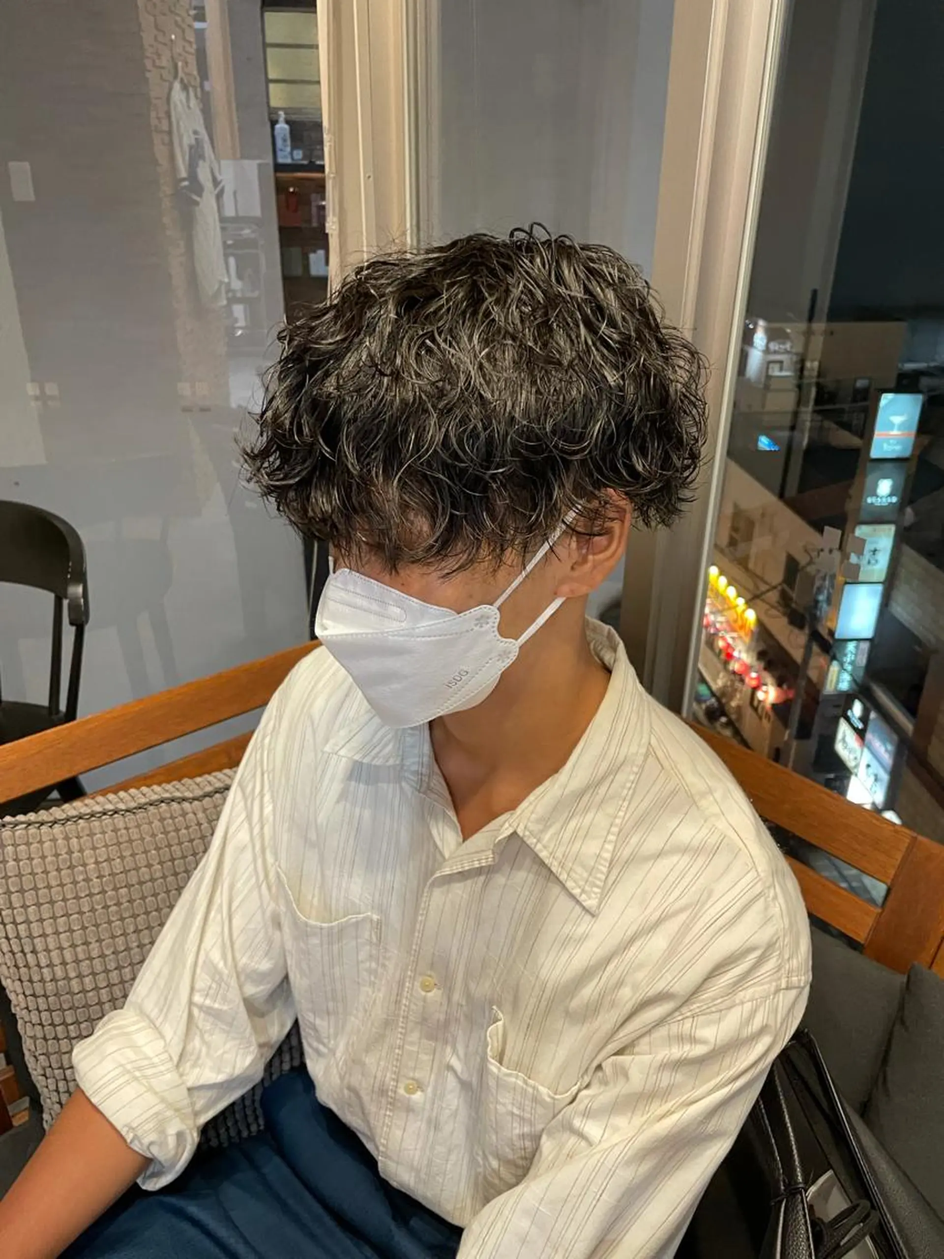 ショート パーマ メンズ 【men's Lapis横浜】海人のヘアスタイル