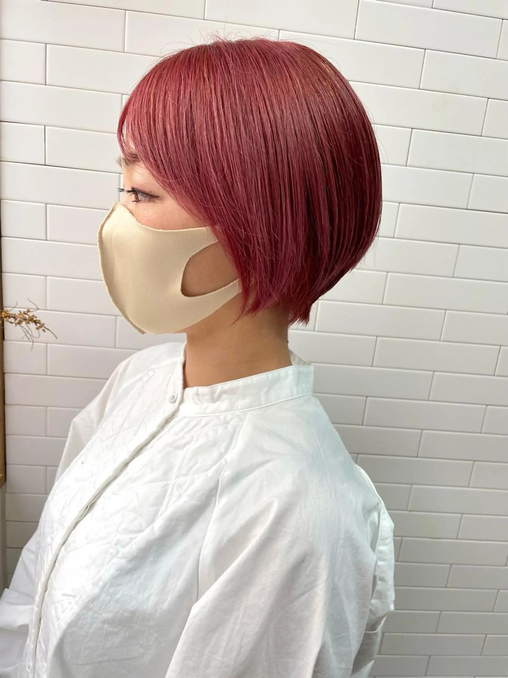 ショート カラー 🦋うる艶透明感ヘア 今井達也のヘアスタイル