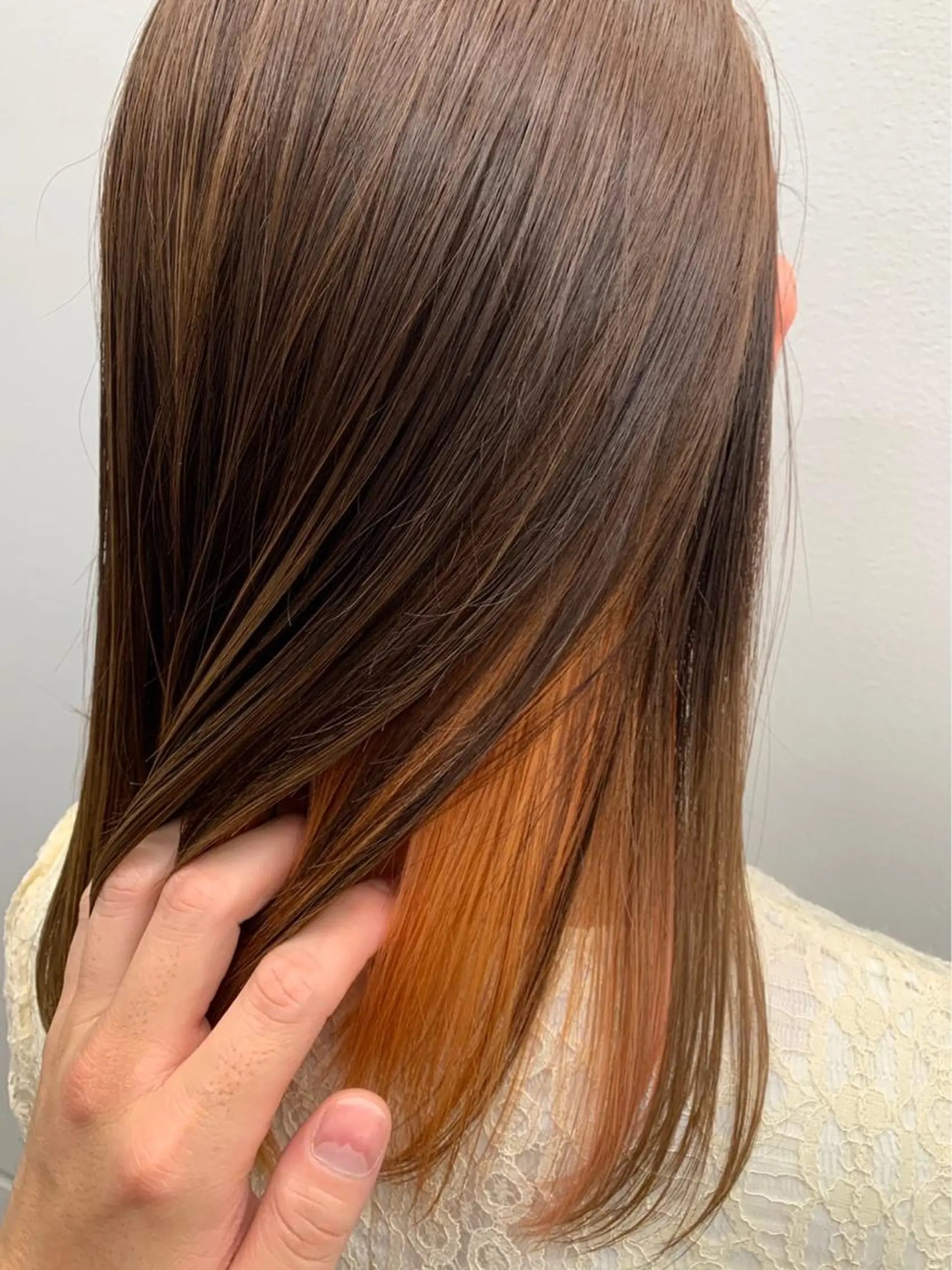 ロング ハイライト 髪質改善 小顔カット メンズ特化美容師/ 新井　洸太のヘアスタイル