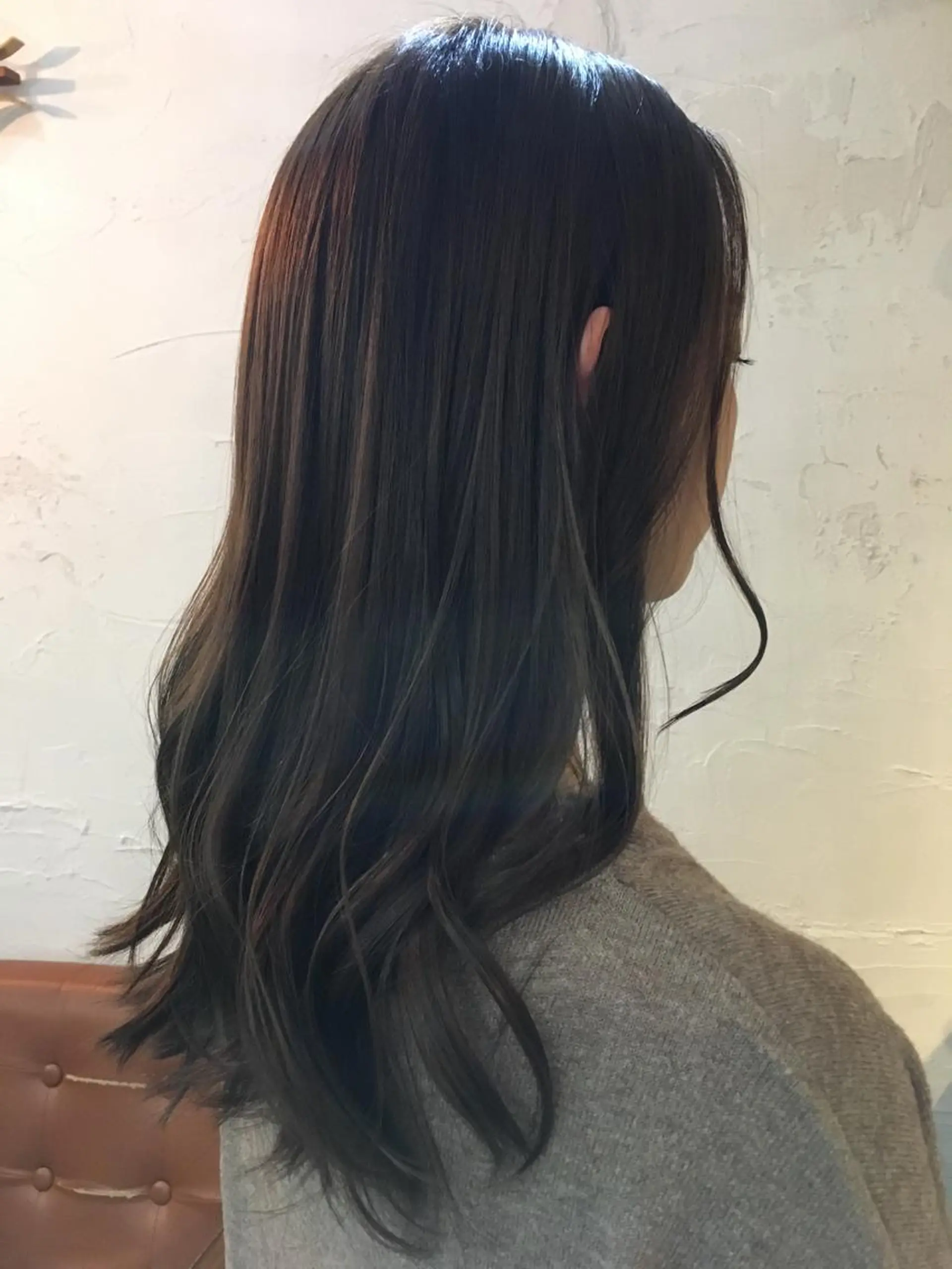 セミロング カラー ヘアカラー トリートメント 松田 由紀子のヘアスタイル