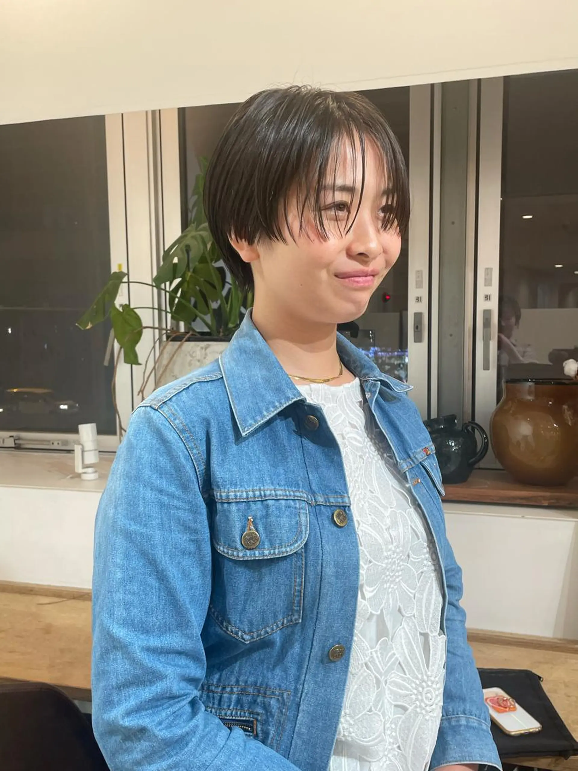 ショート ショートヘア イズミ ナナコのヘアスタイル