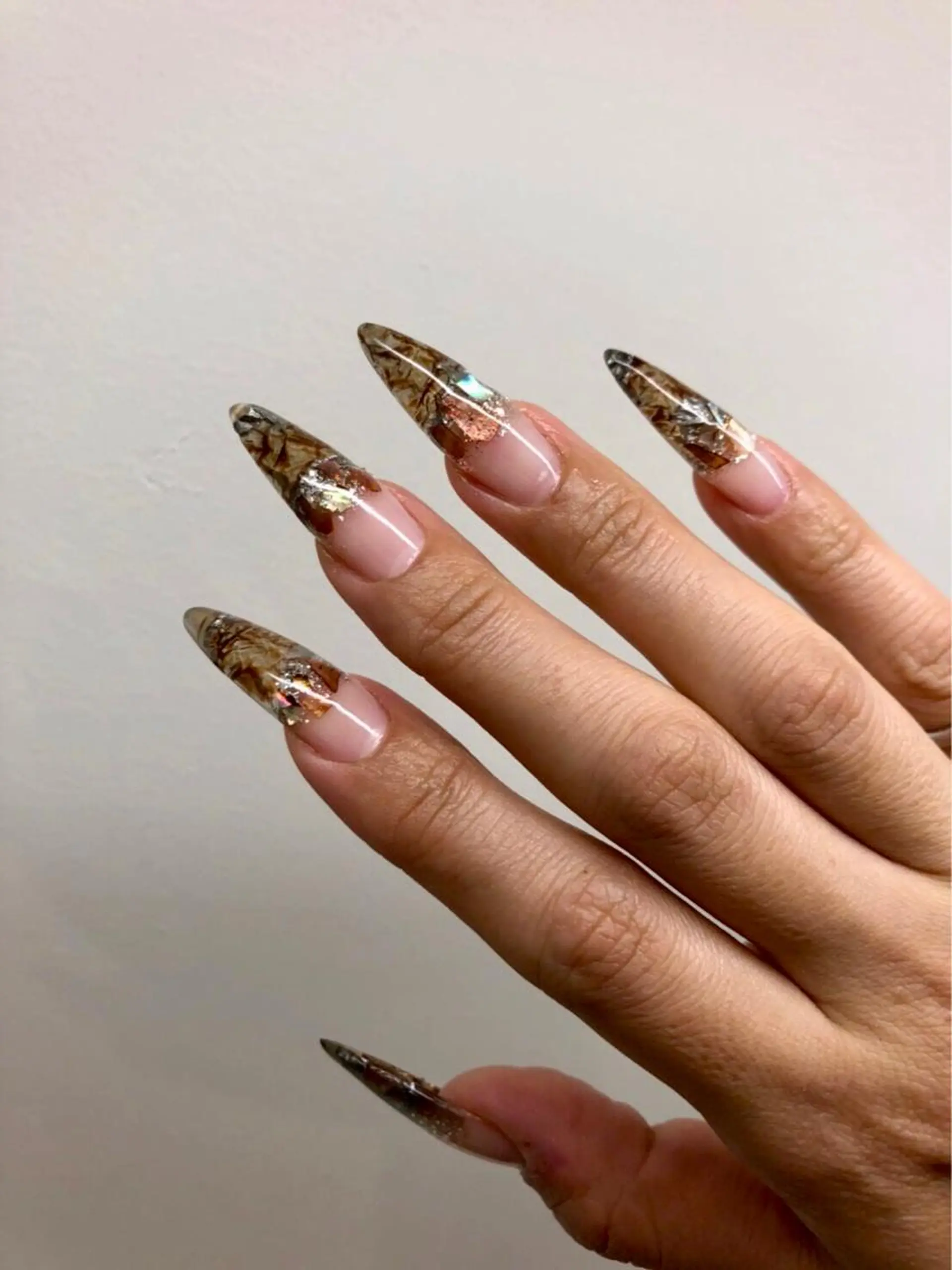 ネイル 長さ出し スカルプネイル TheNext kitahorieのネイルデザイン