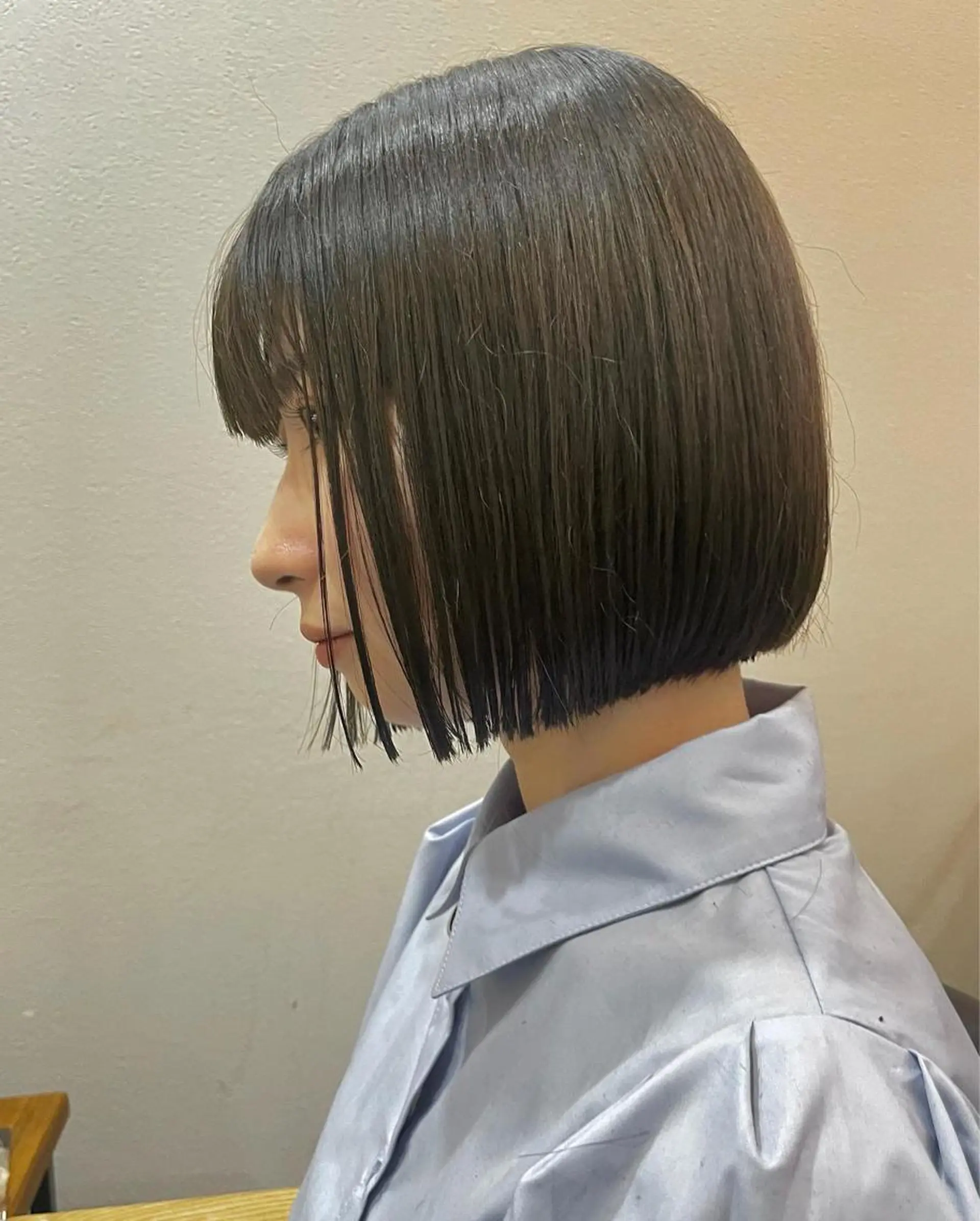 ショート カラー ボブ ヘアカラー トリートメント ボブ/髪質改善/ soiナカジママドリのヘアスタイル