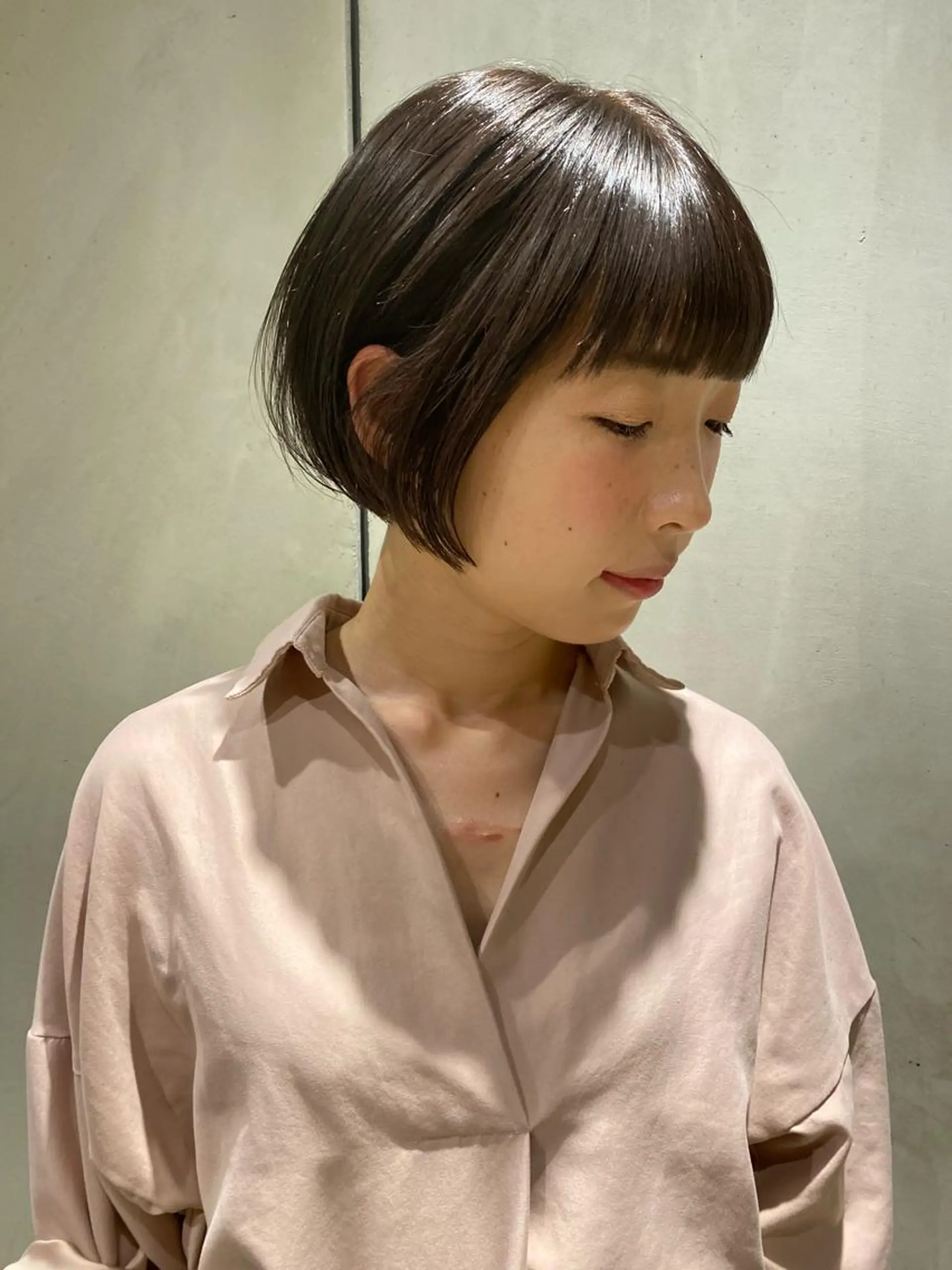 ショート カラー ボブ hemm,hemm.所属・ミク／ 北参道／ショートのヘアスタイル