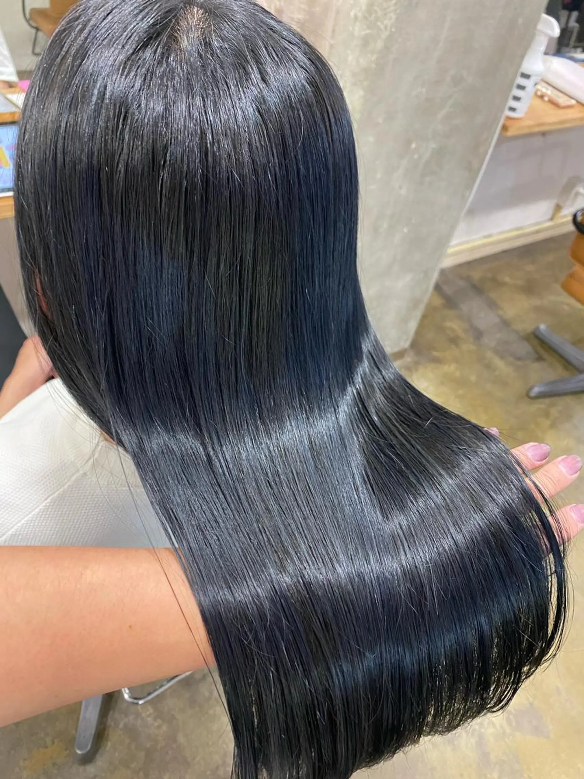 ロング カラー 和歌山髪質改善 那須優太のヘアスタイル