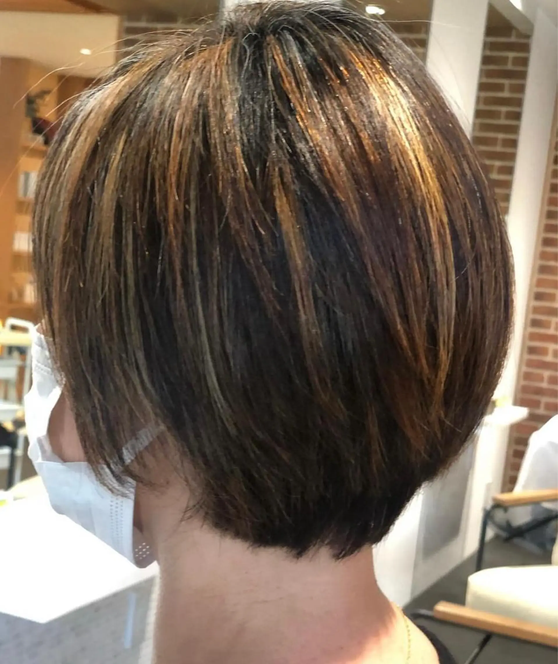 ショート ハイライト ショートヘア Grow by NYNY 田代 紀恵のヘアスタイル