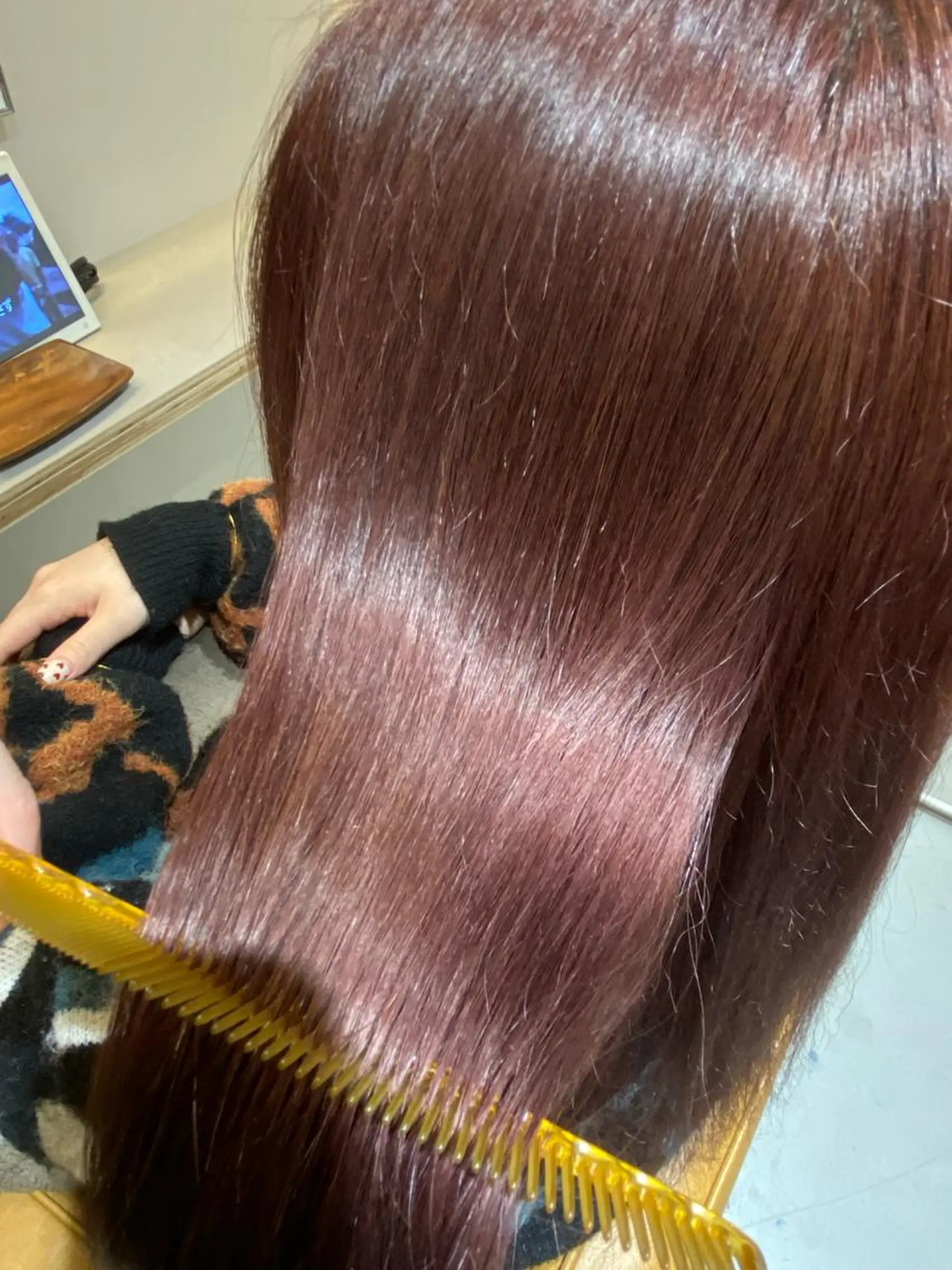 ミディアム MIO/天王寺/ 髪質改善/艶カラーのヘアスタイル