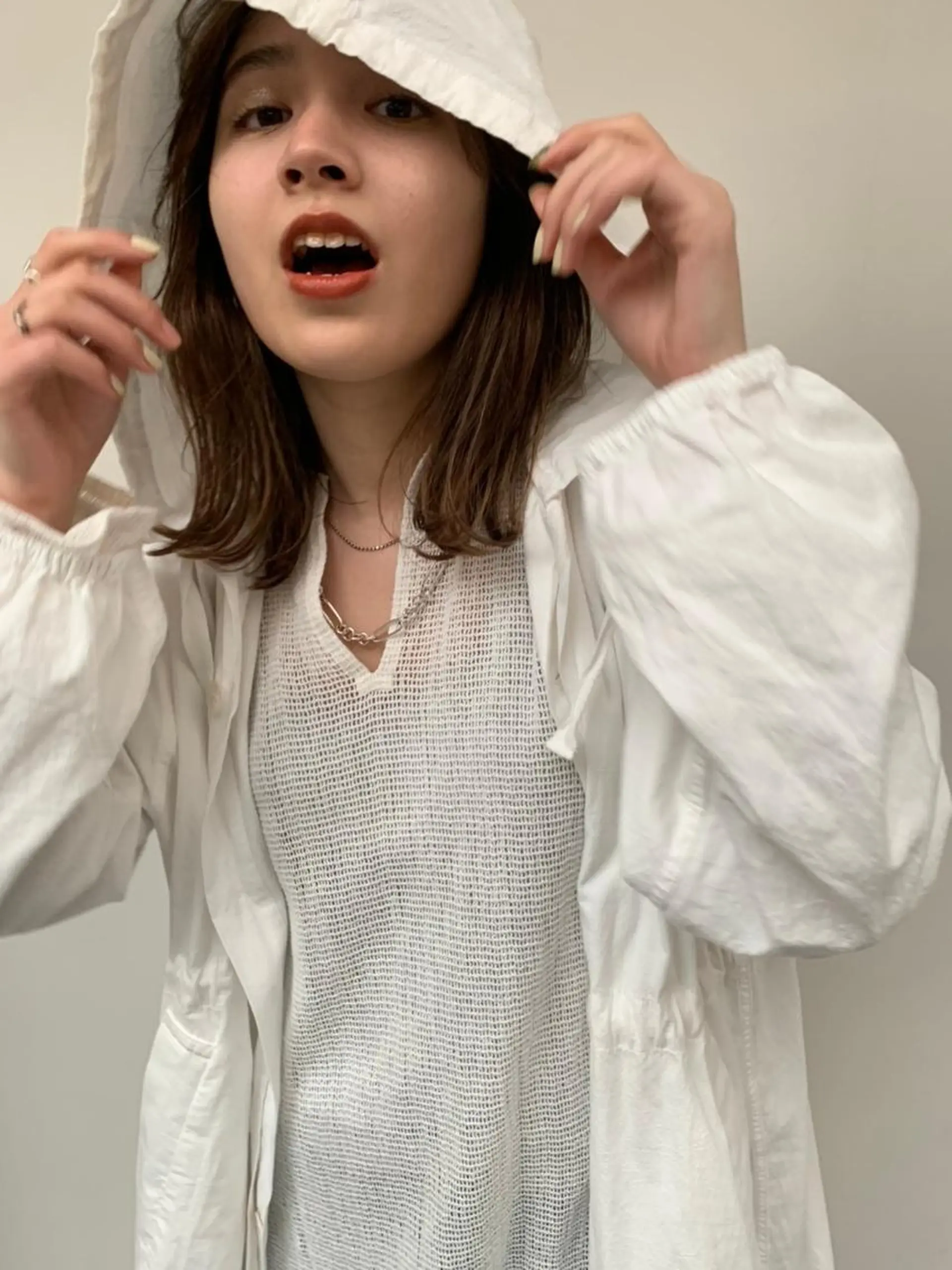 ミディアム パーマ カラー ヘアアレンジ ミディアムパーマ ダブルカラー グラデーションカラー ハイライトカラー イルミナカラー CEINE【セーヌ】 三軒茶屋のヘアスタイル