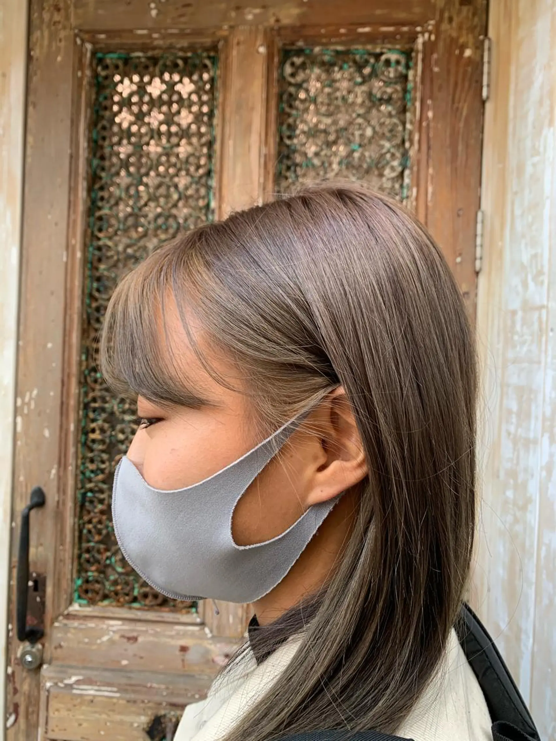 セミロング カラー パーマ ヘアアレンジ メンズ ネイル ミストバング デザインカラー  フェイスフレーミング カット ヘアカラー Sia中野新橋 『JUNYA』のヘアスタイル