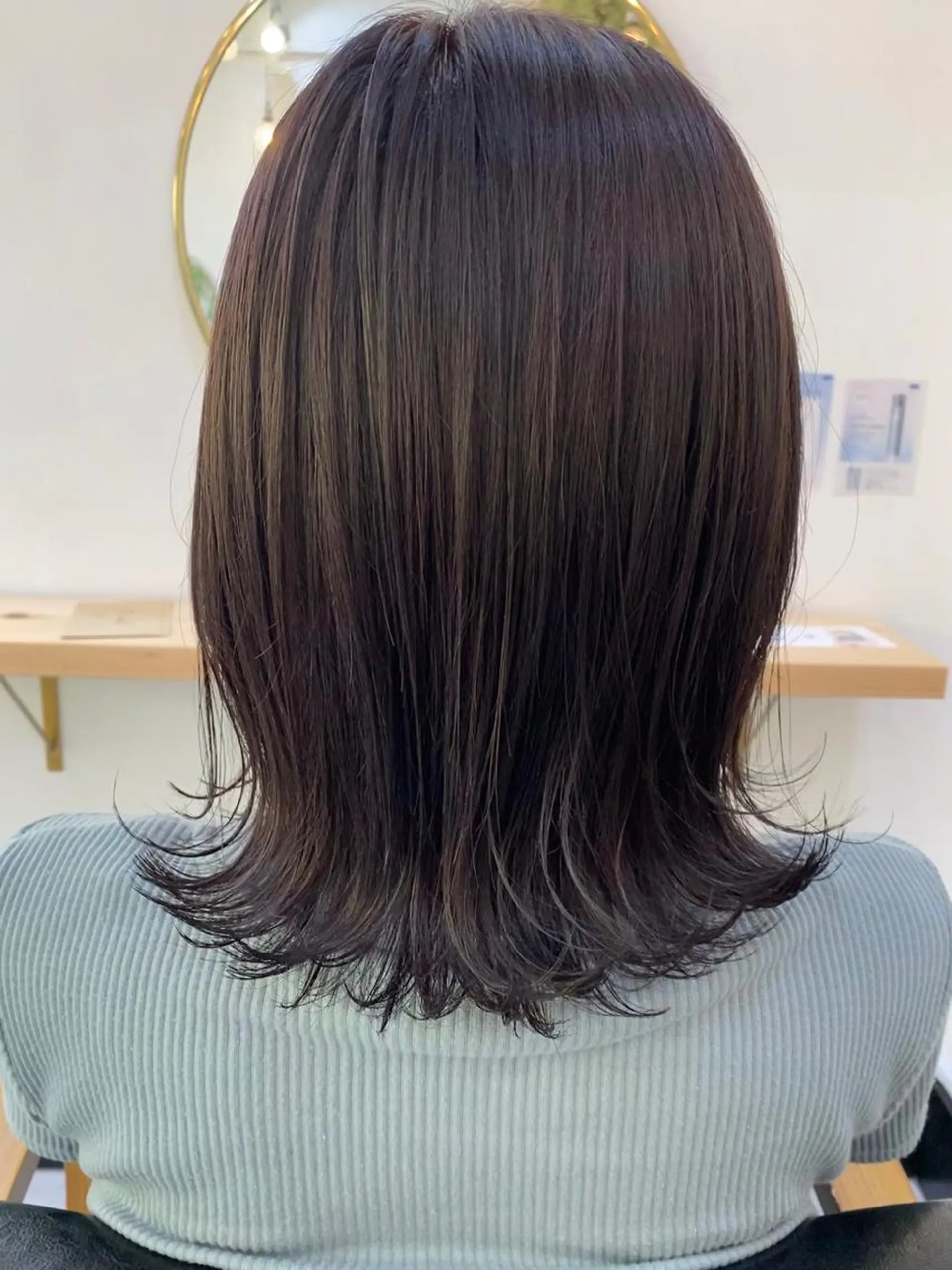 ミディアム カラー 透明感カラー イルミナカラー 外ハネヘア CARICIA🌱 masaeのヘアスタイル