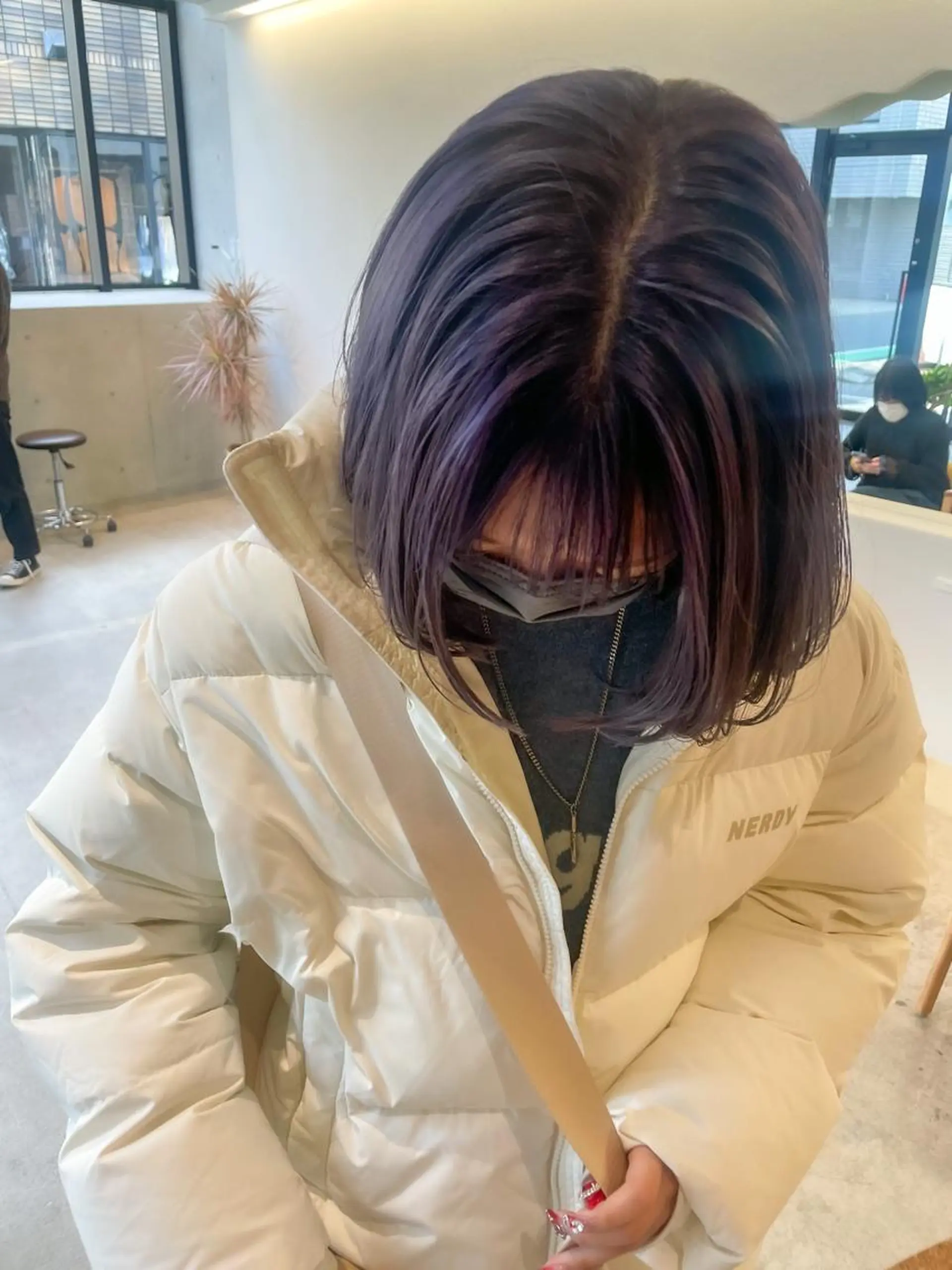 ショート カラー ヘアアレンジ ミニボブ/ブリーチ 🌈MISATOのヘアスタイル